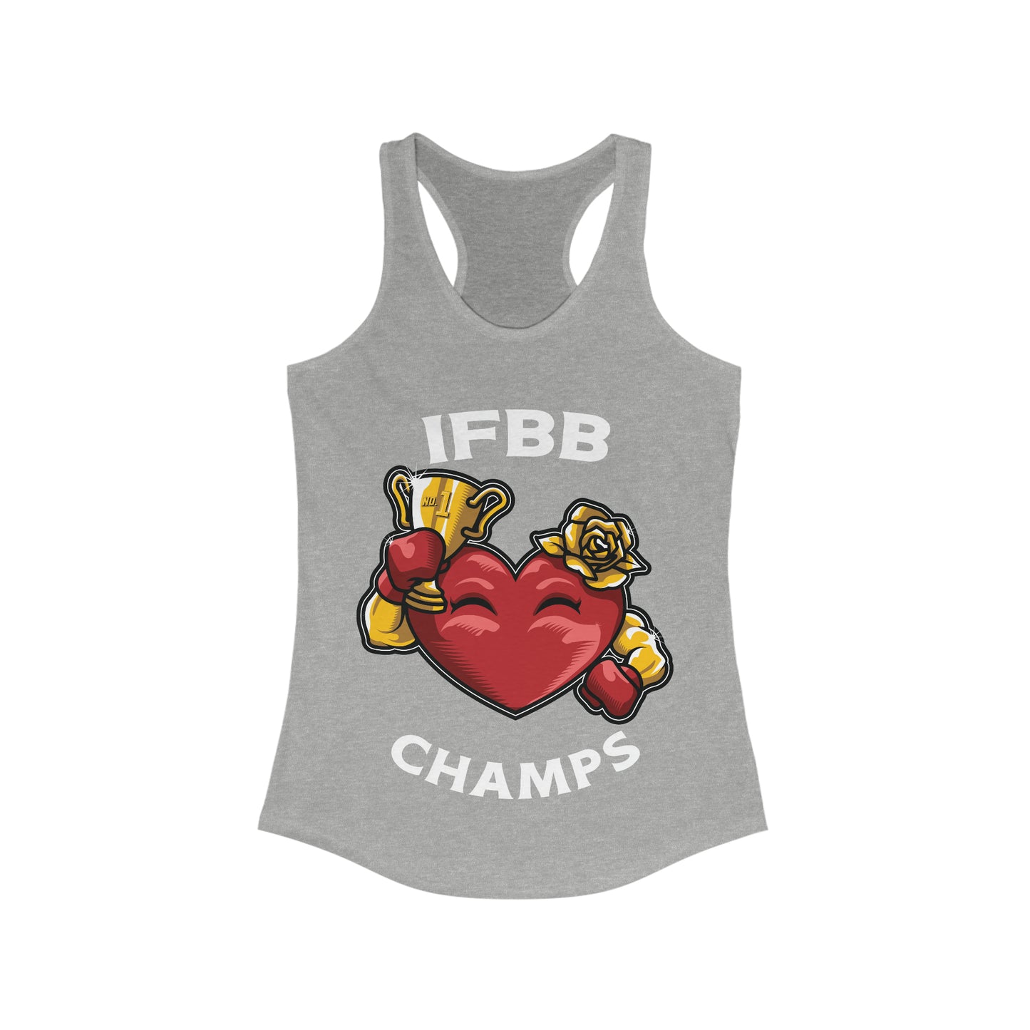 IFBB BODY BUILDING CHAMPS - Women's Ideal Racerback Tank