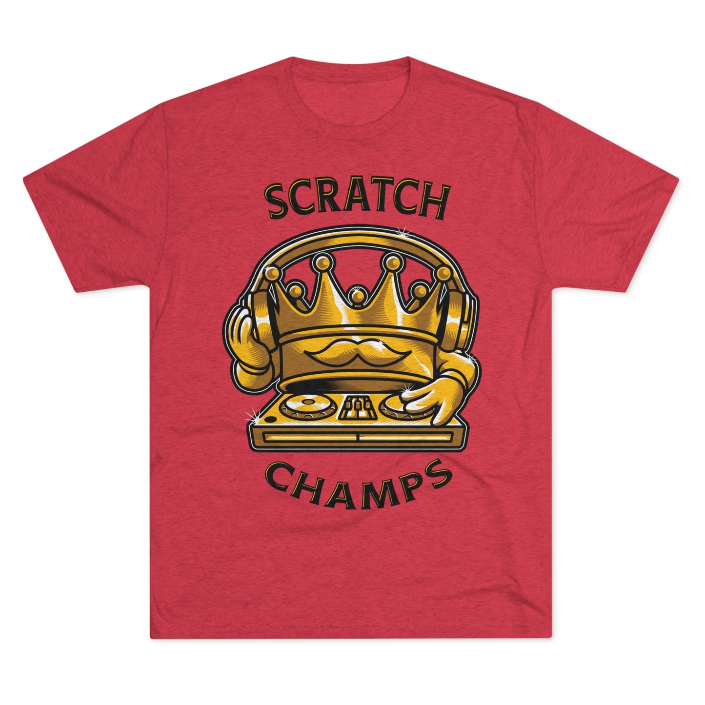 SCRATCH CHAMPS - PREMIUM SOFT - Unisex Tri-Blend Crew Tee (Next Level 6010)