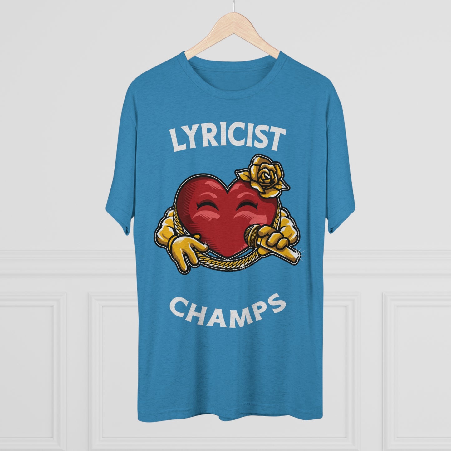 LYRICIST CHAMPS - PREMIUM SOFT - Unisex Tri-Blend Crew Tee (Next Level 6010)