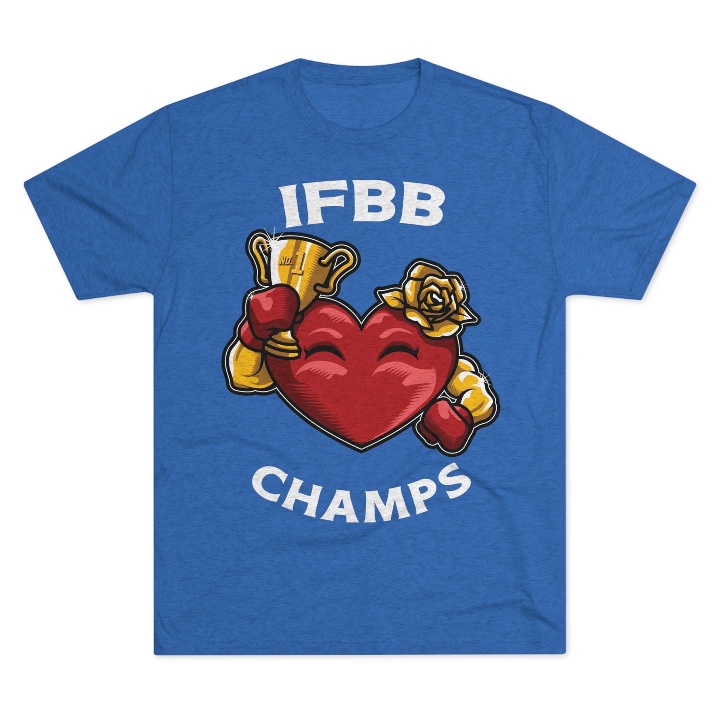 IFBB CHAMPS - PREMIUM SOFT - Unisex Tri-Blend Crew Tee (Next Level 6010)