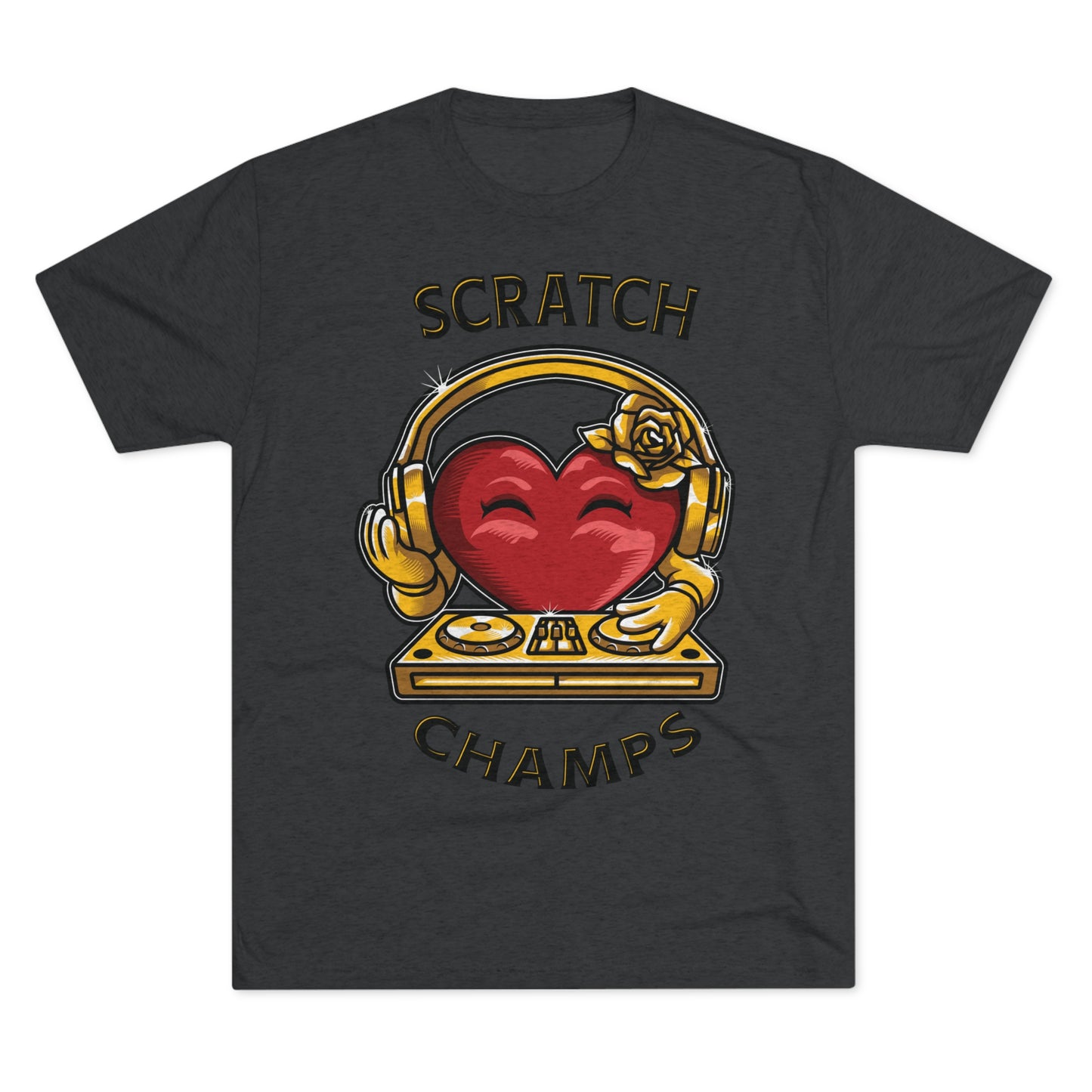 SCRATCH CHAMPS - PREMIUM SOFT - Unisex Tri-Blend Crew Tee (Next Level 6010)