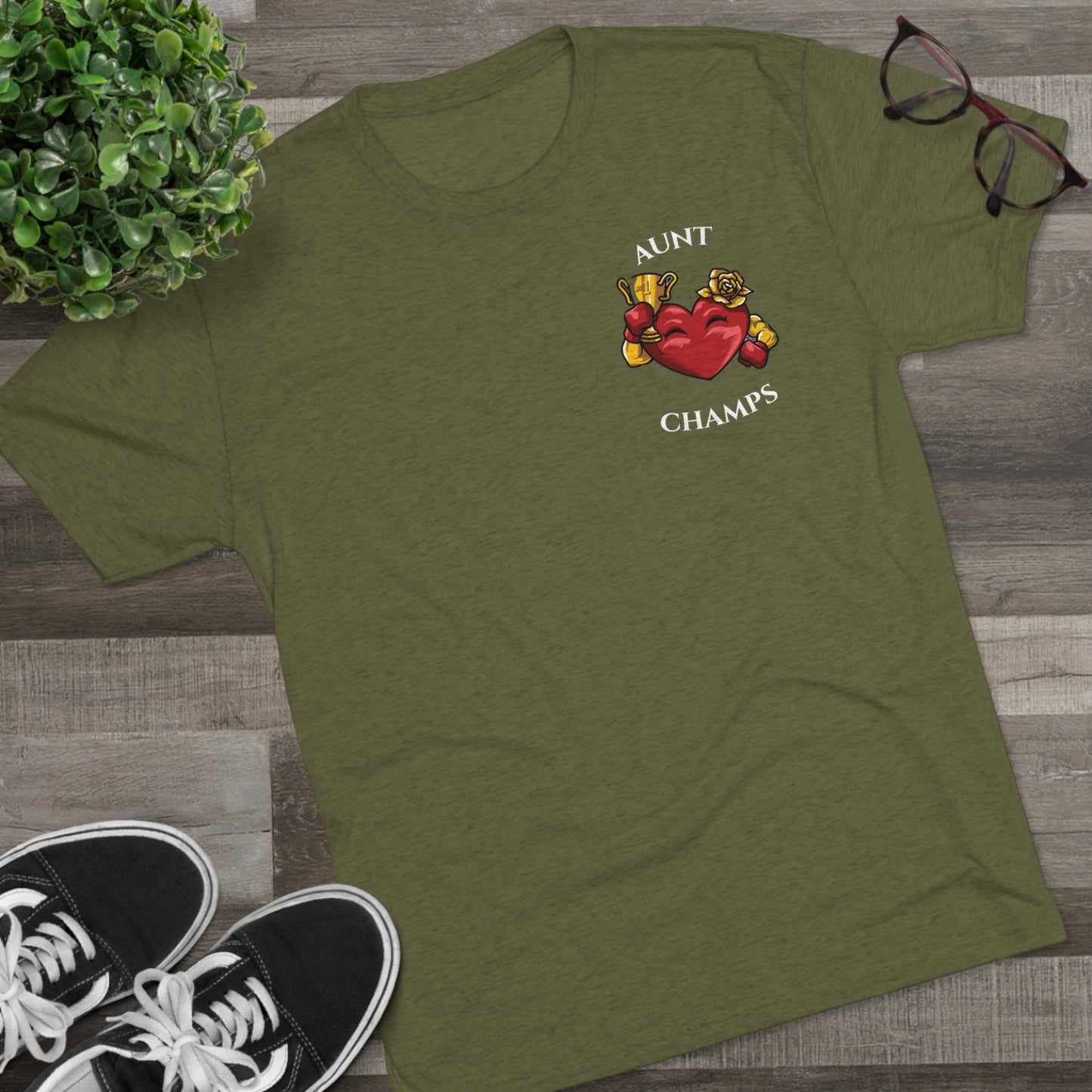 AUNT CHAMPS - PREMIUM SOFT - Unisex Tri-Blend Crew Tee (Next Level 6010)