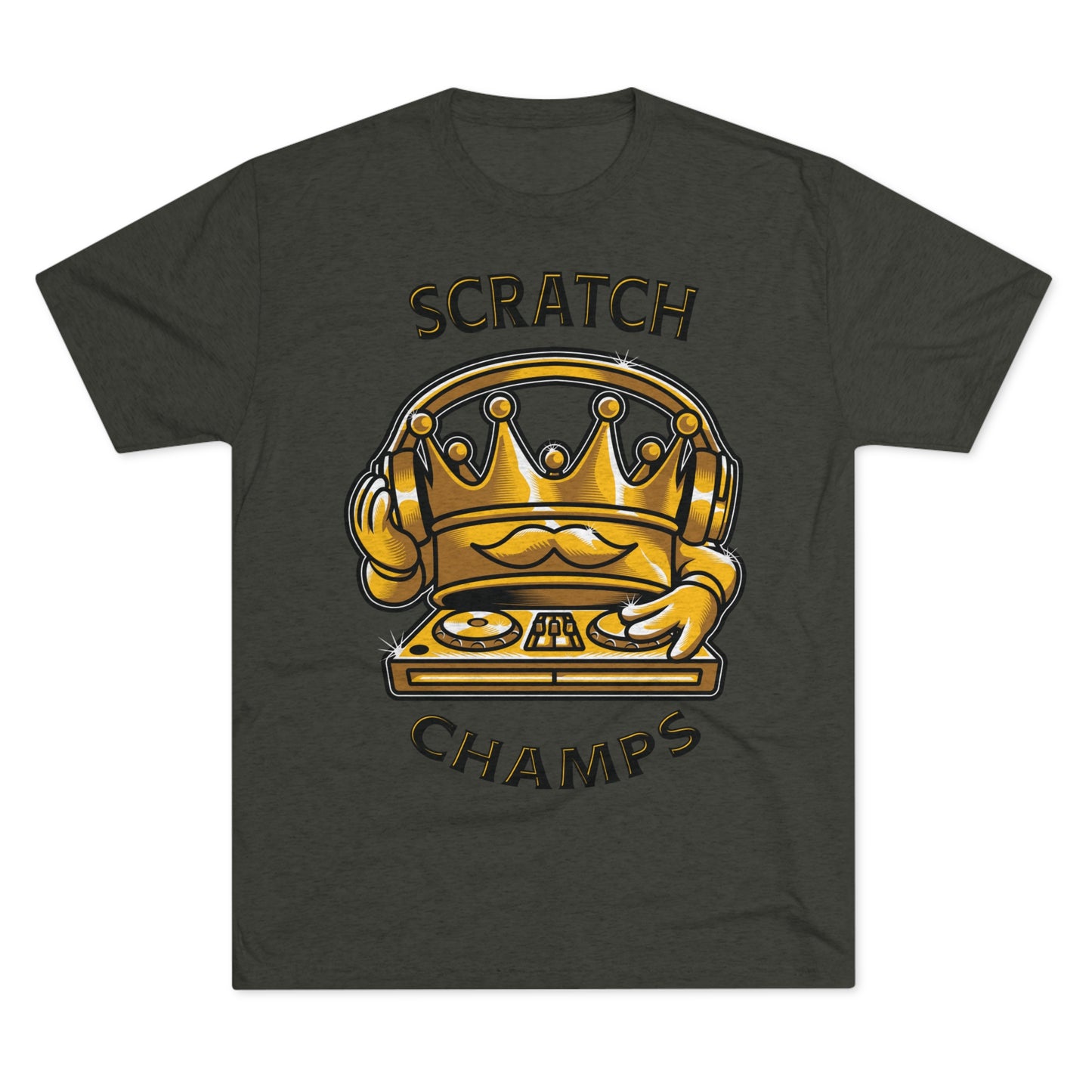 SCRATCH CHAMPS - PREMIUM SOFT - Unisex Tri-Blend Crew Tee (Next Level 6010)