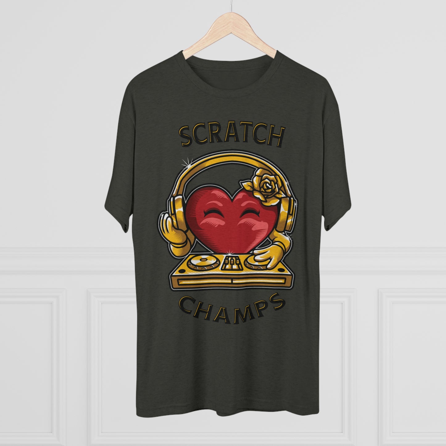 SCRATCH CHAMPS - PREMIUM SOFT - Unisex Tri-Blend Crew Tee (Next Level 6010)