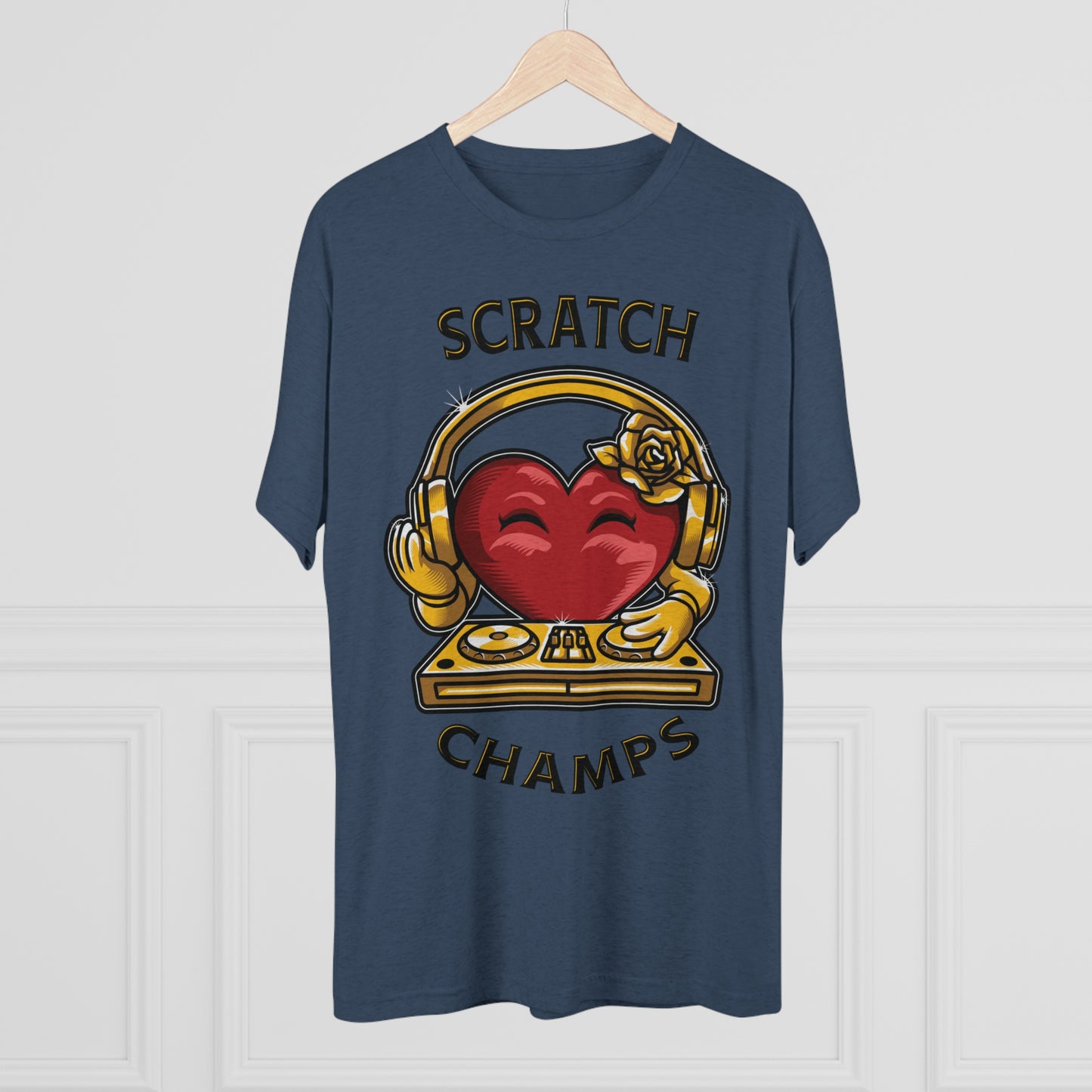 SCRATCH CHAMPS - PREMIUM SOFT - Unisex Tri-Blend Crew Tee (Next Level 6010)