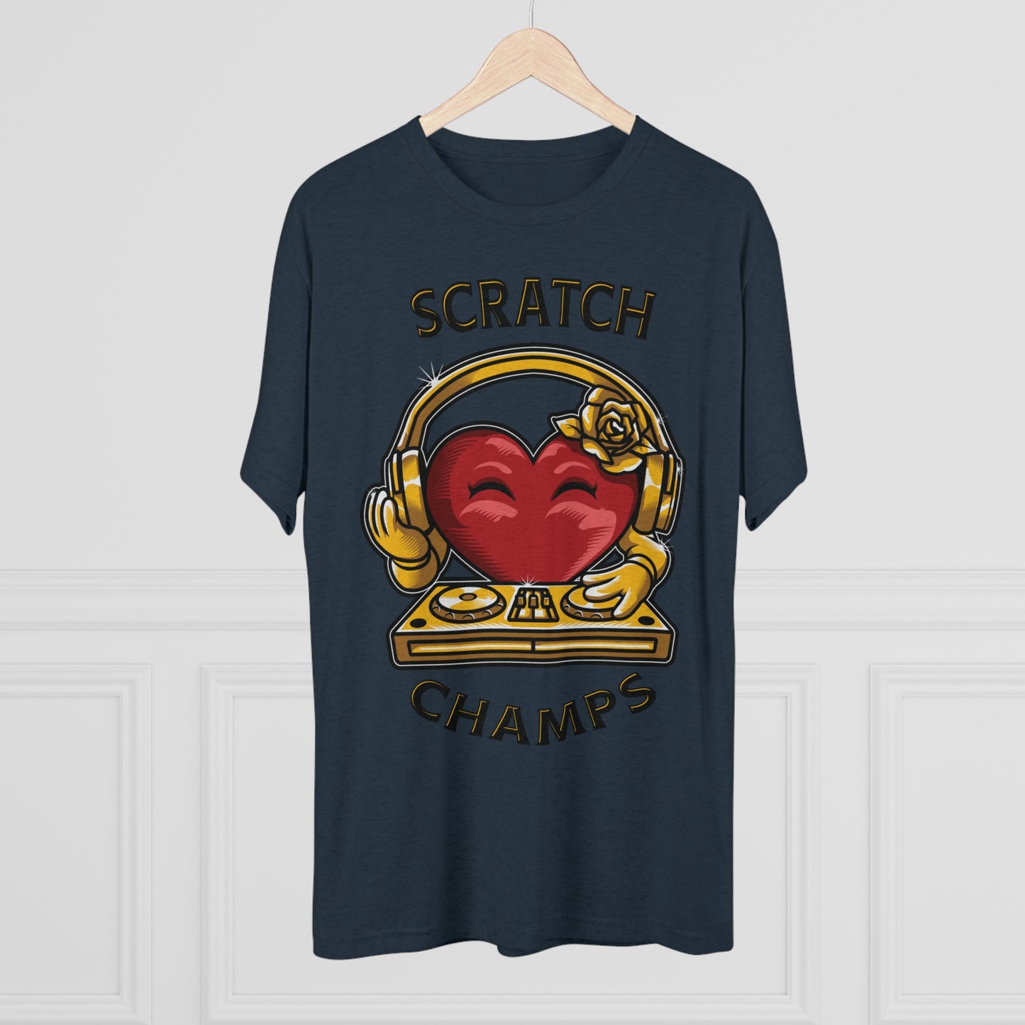 SCRATCH CHAMPS - PREMIUM SOFT - Unisex Tri-Blend Crew Tee (Next Level 6010)