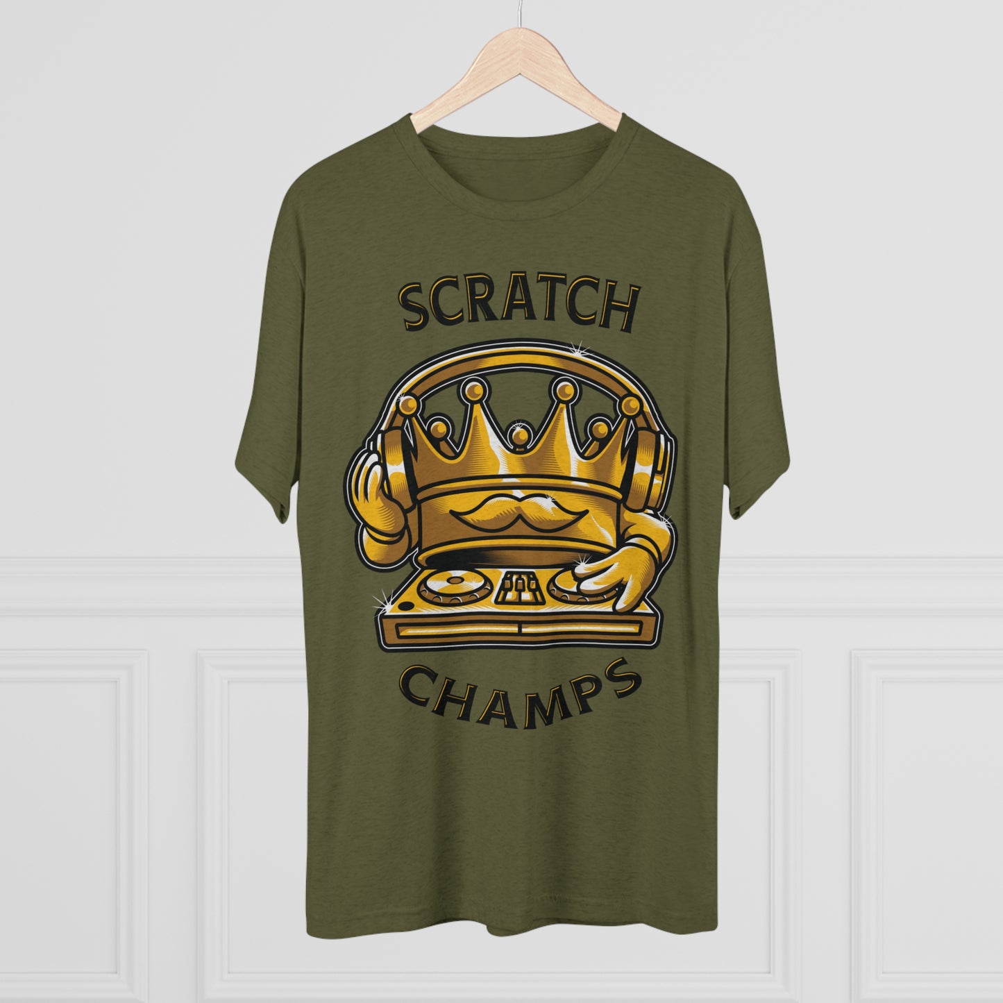 SCRATCH CHAMPS - PREMIUM SOFT - Unisex Tri-Blend Crew Tee (Next Level 6010)