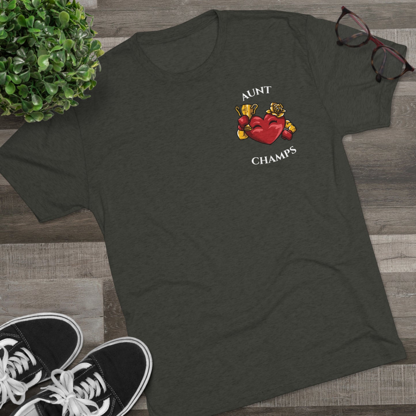 AUNT CHAMPS - PREMIUM SOFT - Unisex Tri-Blend Crew Tee (Next Level 6010)