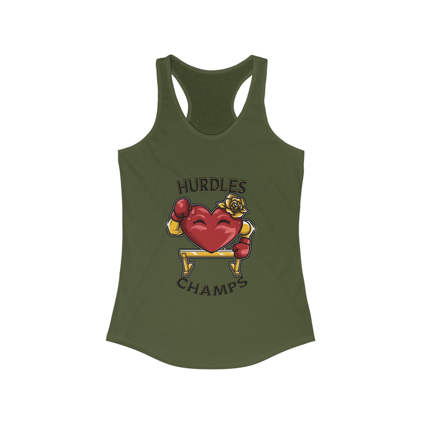 HURDLE CHAMPS - Women's Ideal Racerback Tank