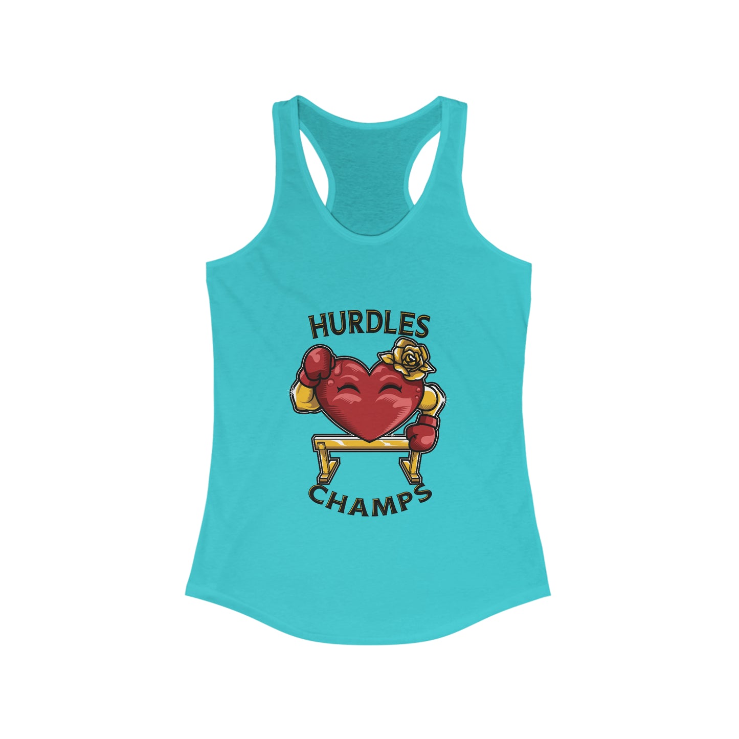 HURDLE CHAMPS - Women's Ideal Racerback Tank