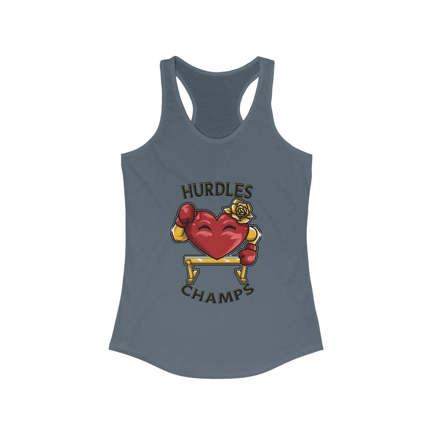 HURDLE CHAMPS - Women's Ideal Racerback Tank