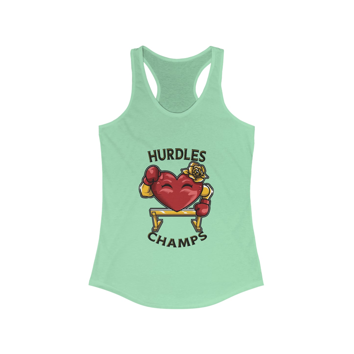 HURDLE CHAMPS - Women's Ideal Racerback Tank
