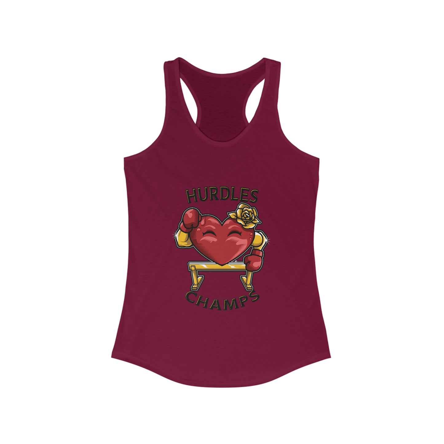HURDLE CHAMPS - Women's Ideal Racerback Tank