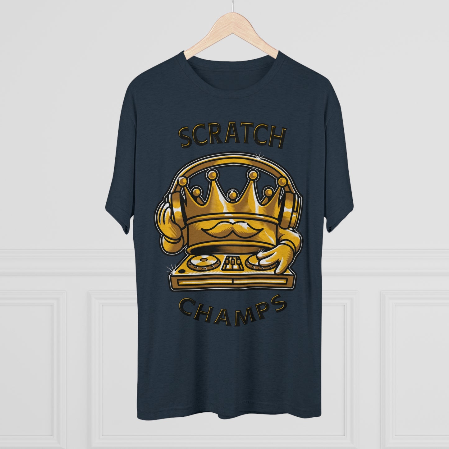 SCRATCH CHAMPS - PREMIUM SOFT - Unisex Tri-Blend Crew Tee (Next Level 6010)