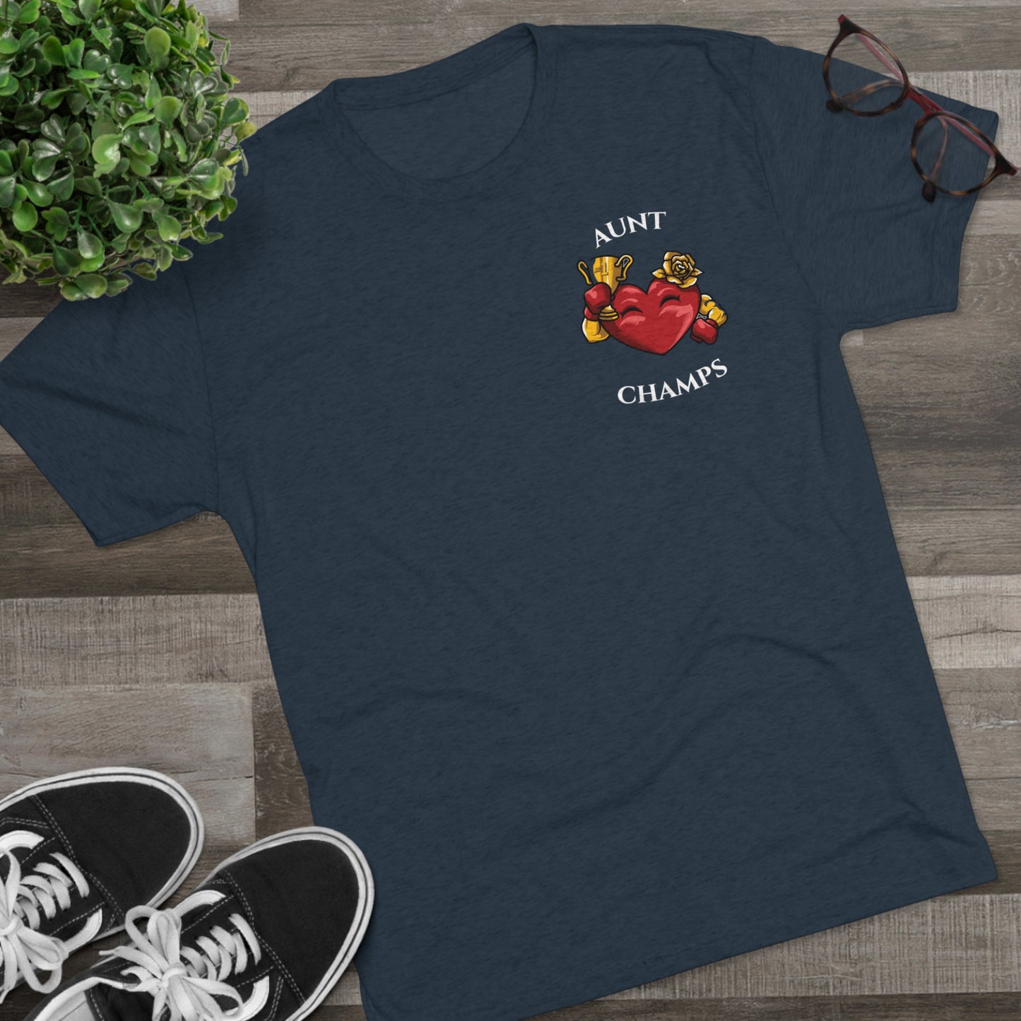 AUNT CHAMPS - PREMIUM SOFT - Unisex Tri-Blend Crew Tee (Next Level 6010)