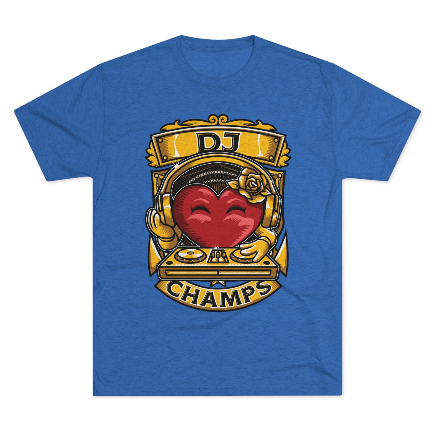 DJ CHAMPS - PREMIUM SOFT - Unisex Tri-Blend Crew Tee (Next Level 6010)