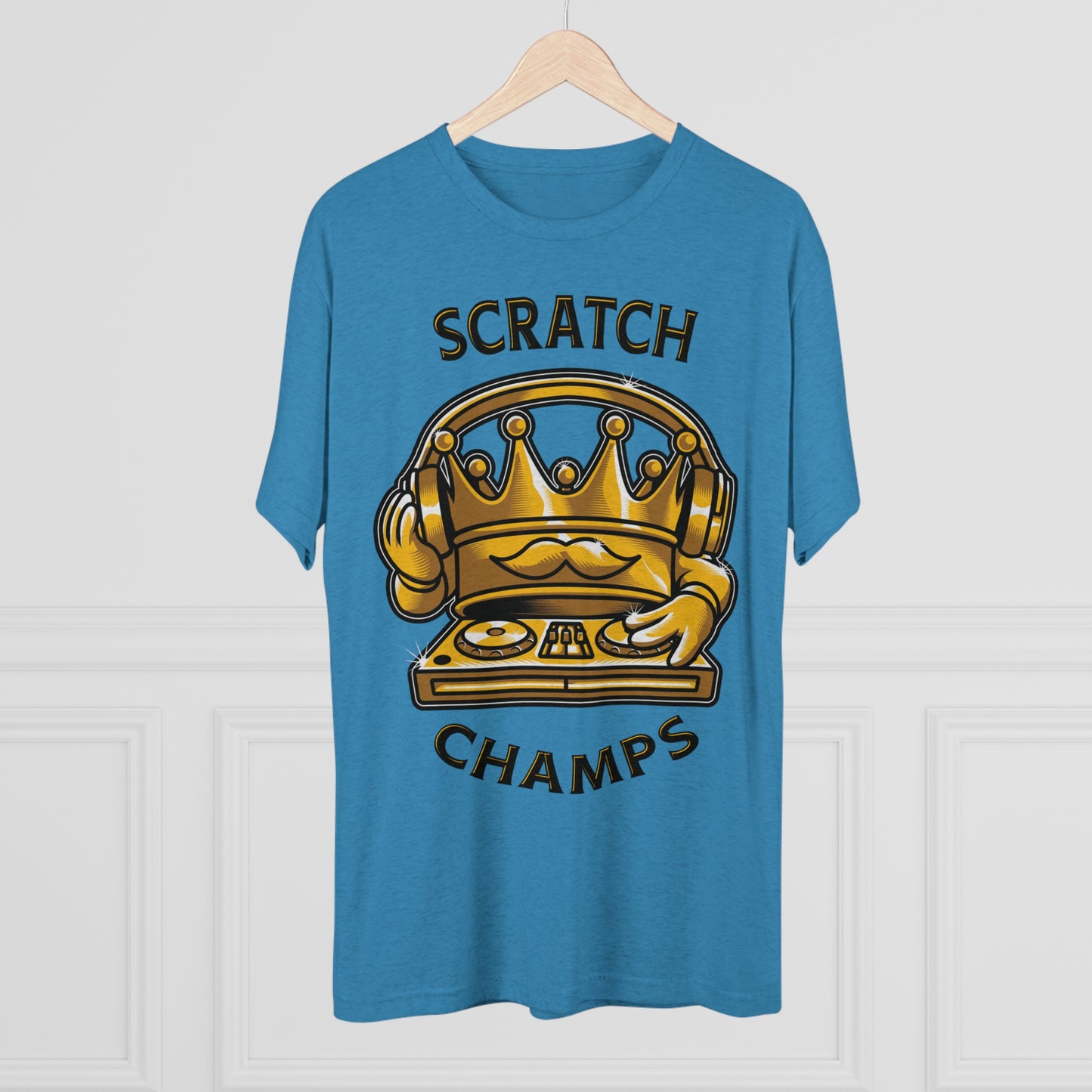 SCRATCH CHAMPS - PREMIUM SOFT - Unisex Tri-Blend Crew Tee (Next Level 6010)