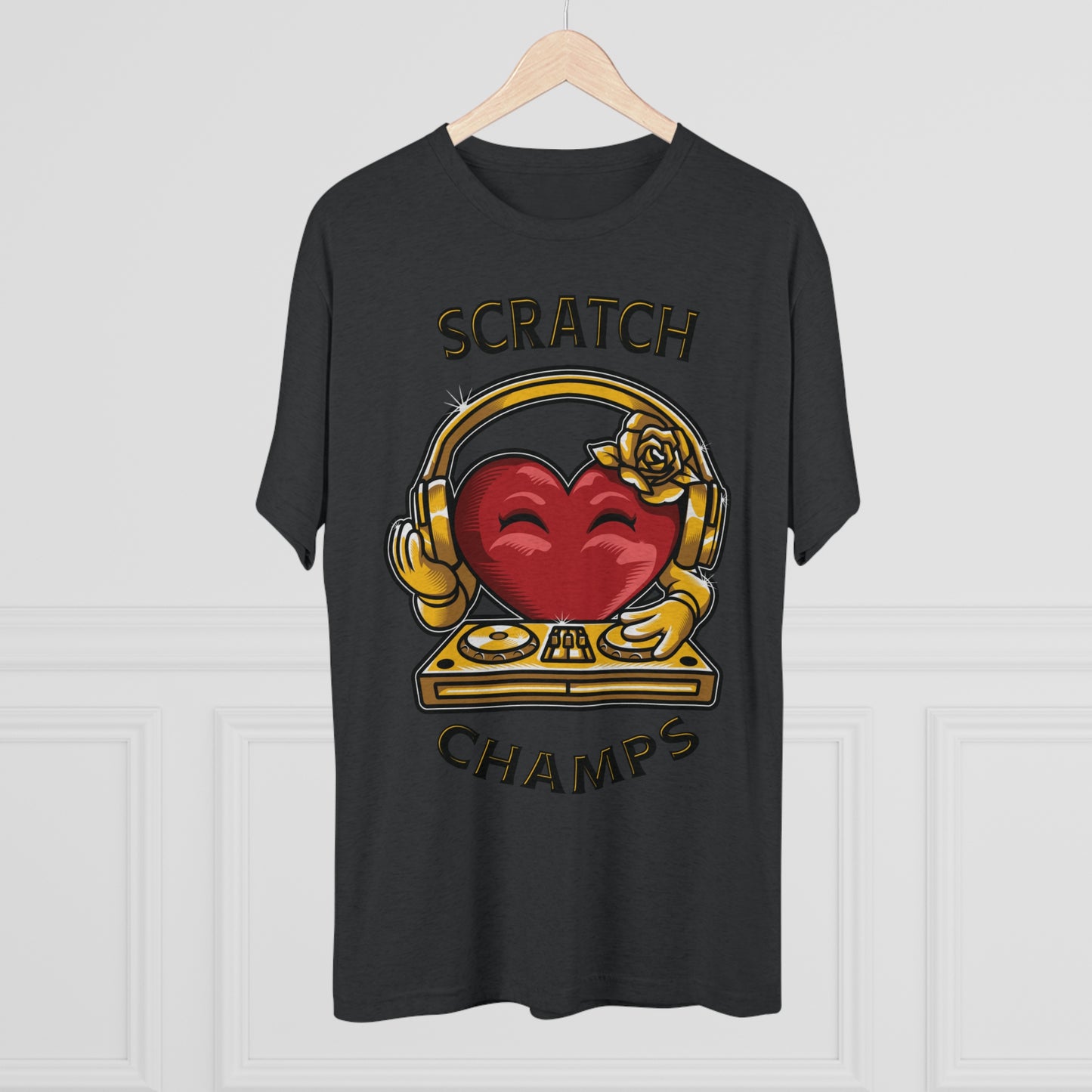 SCRATCH CHAMPS - PREMIUM SOFT - Unisex Tri-Blend Crew Tee (Next Level 6010)