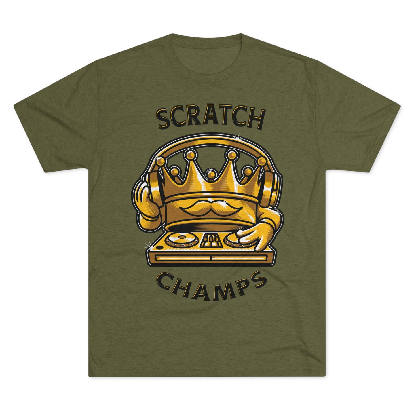 SCRATCH CHAMPS - PREMIUM SOFT - Unisex Tri-Blend Crew Tee (Next Level 6010)