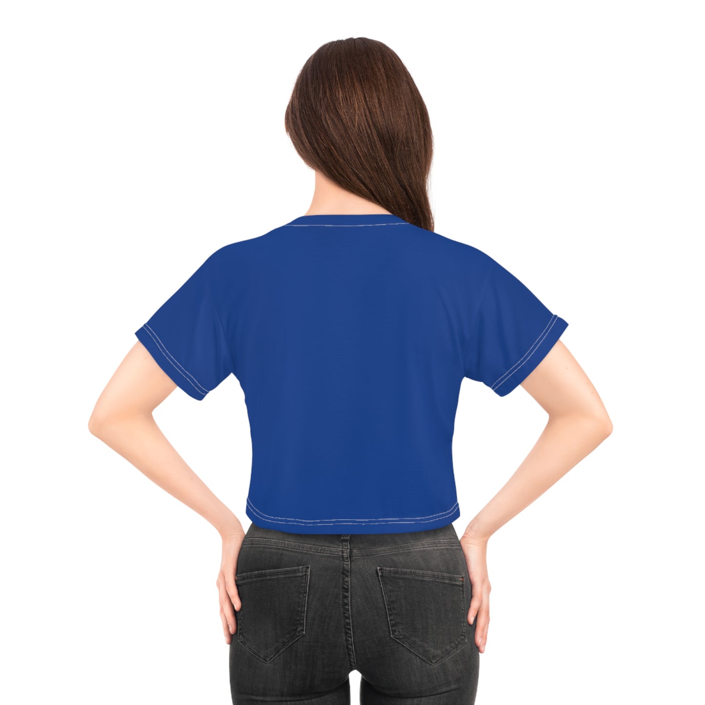 IFBB CHAMPS (Blue) - Crop Tee (AOP)