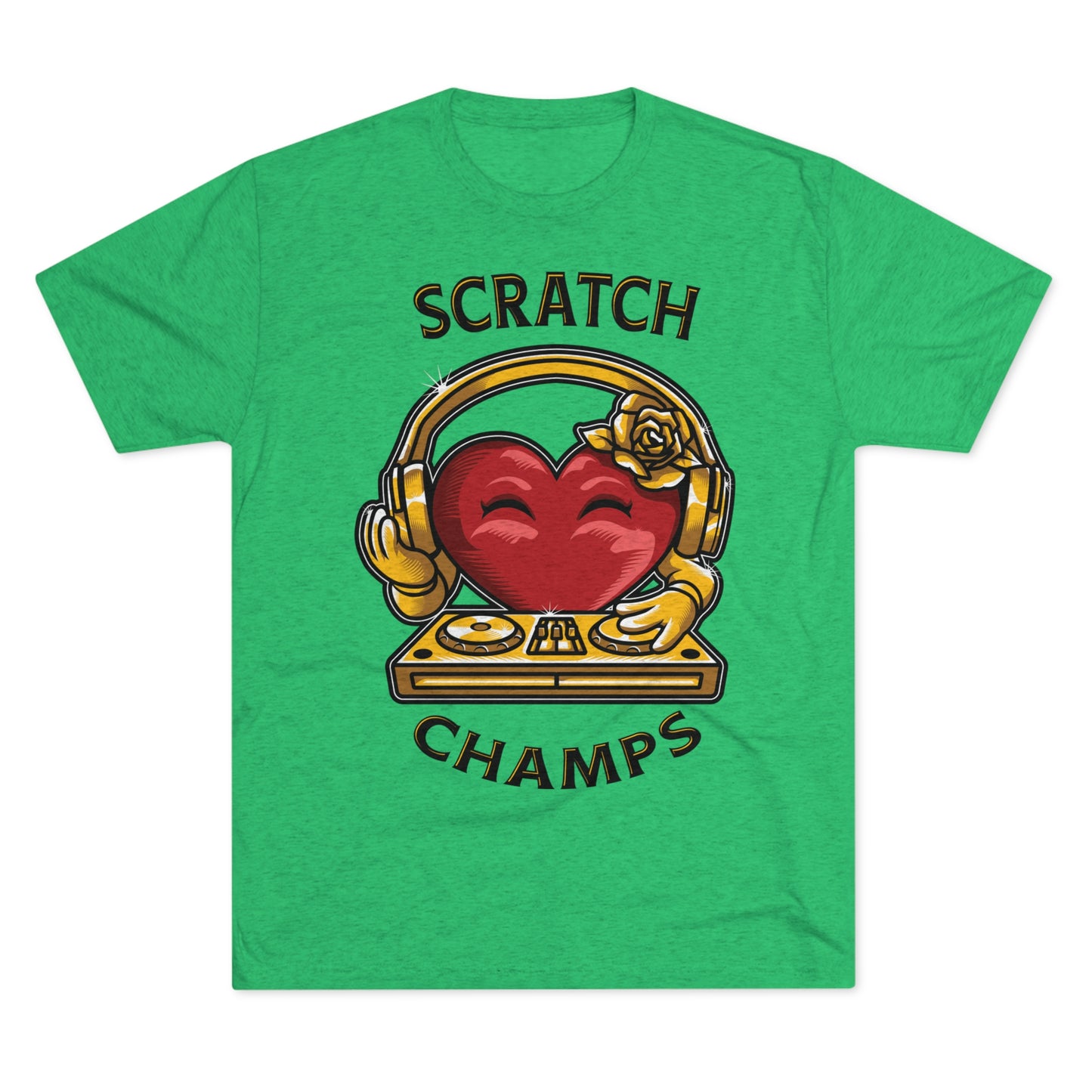 SCRATCH CHAMPS - PREMIUM SOFT - Unisex Tri-Blend Crew Tee (Next Level 6010)