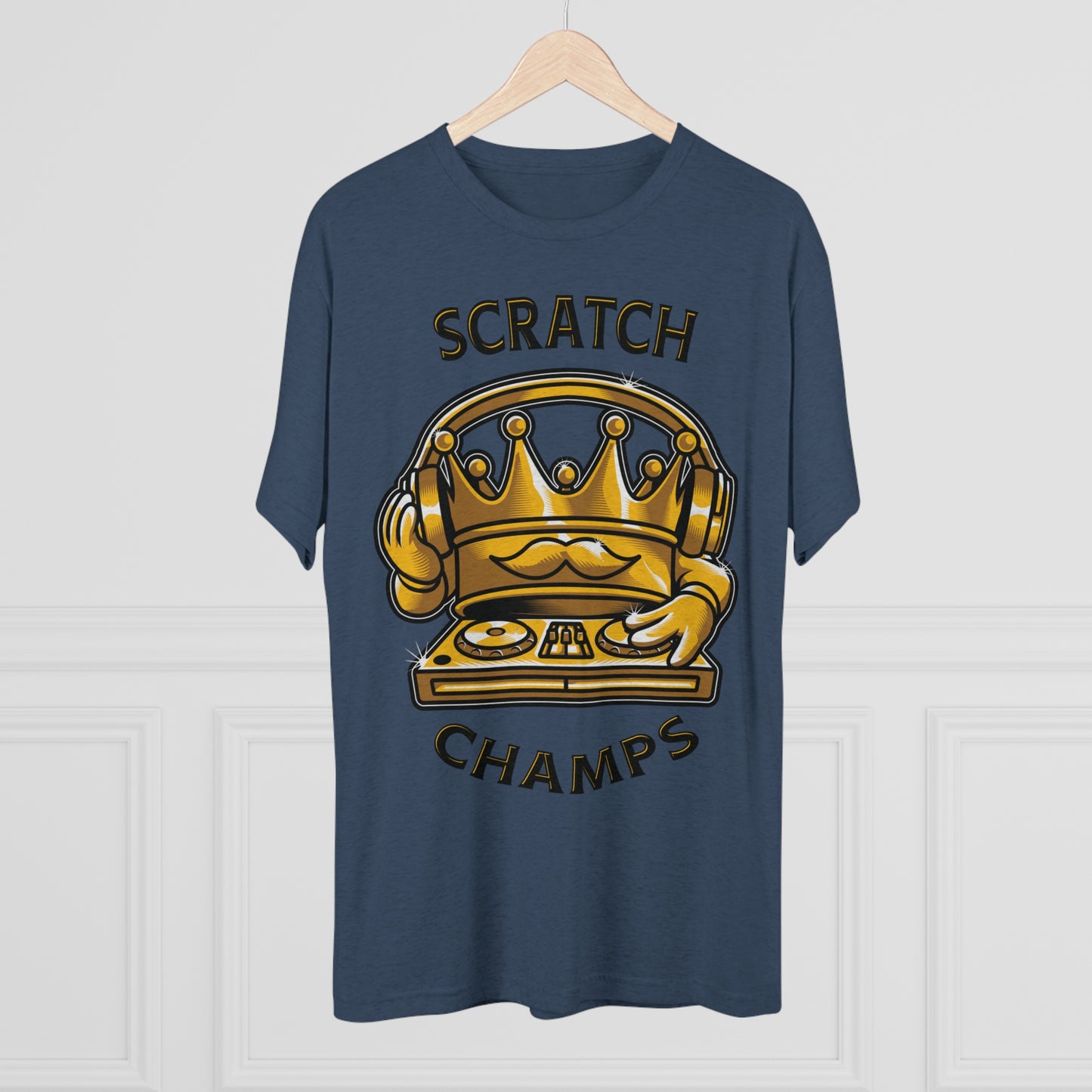 SCRATCH CHAMPS - PREMIUM SOFT - Unisex Tri-Blend Crew Tee (Next Level 6010)