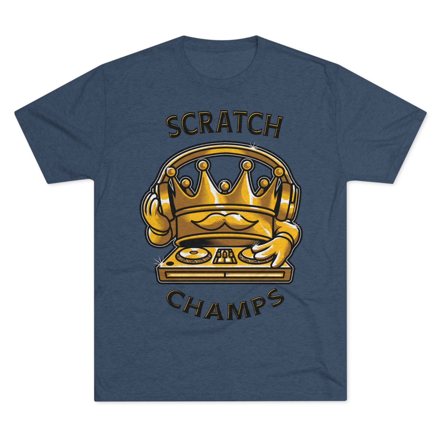 SCRATCH CHAMPS - PREMIUM SOFT - Unisex Tri-Blend Crew Tee (Next Level 6010)