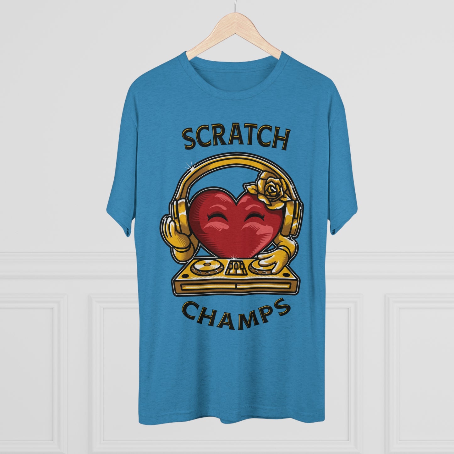SCRATCH CHAMPS - PREMIUM SOFT - Unisex Tri-Blend Crew Tee (Next Level 6010)