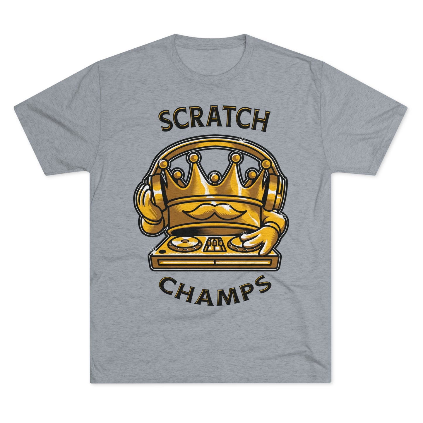 SCRATCH CHAMPS - PREMIUM SOFT - Unisex Tri-Blend Crew Tee (Next Level 6010)