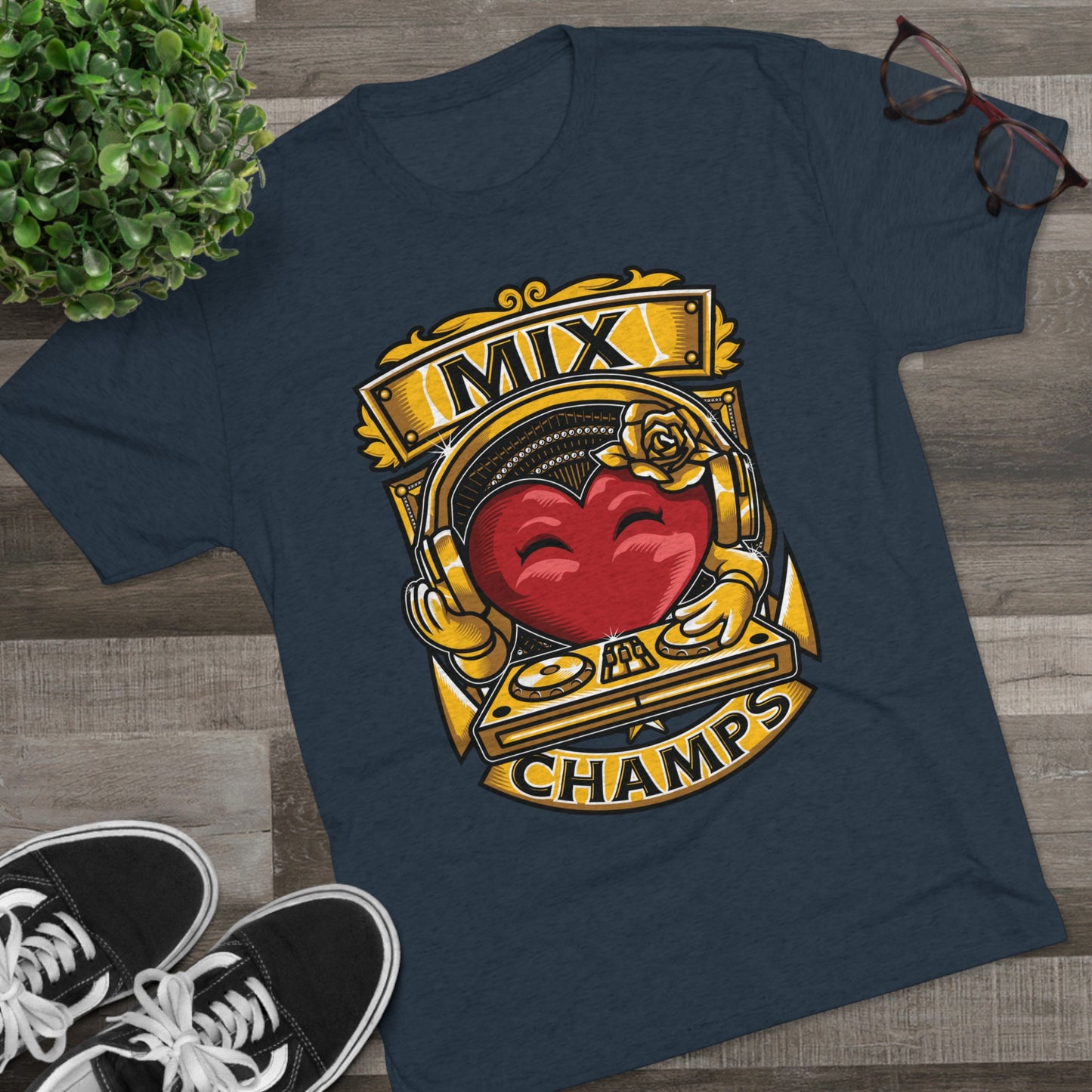 MIX CHAMPS - PREMIUM SOFT - Unisex Tri-Blend Crew Tee (Next Level 6010)