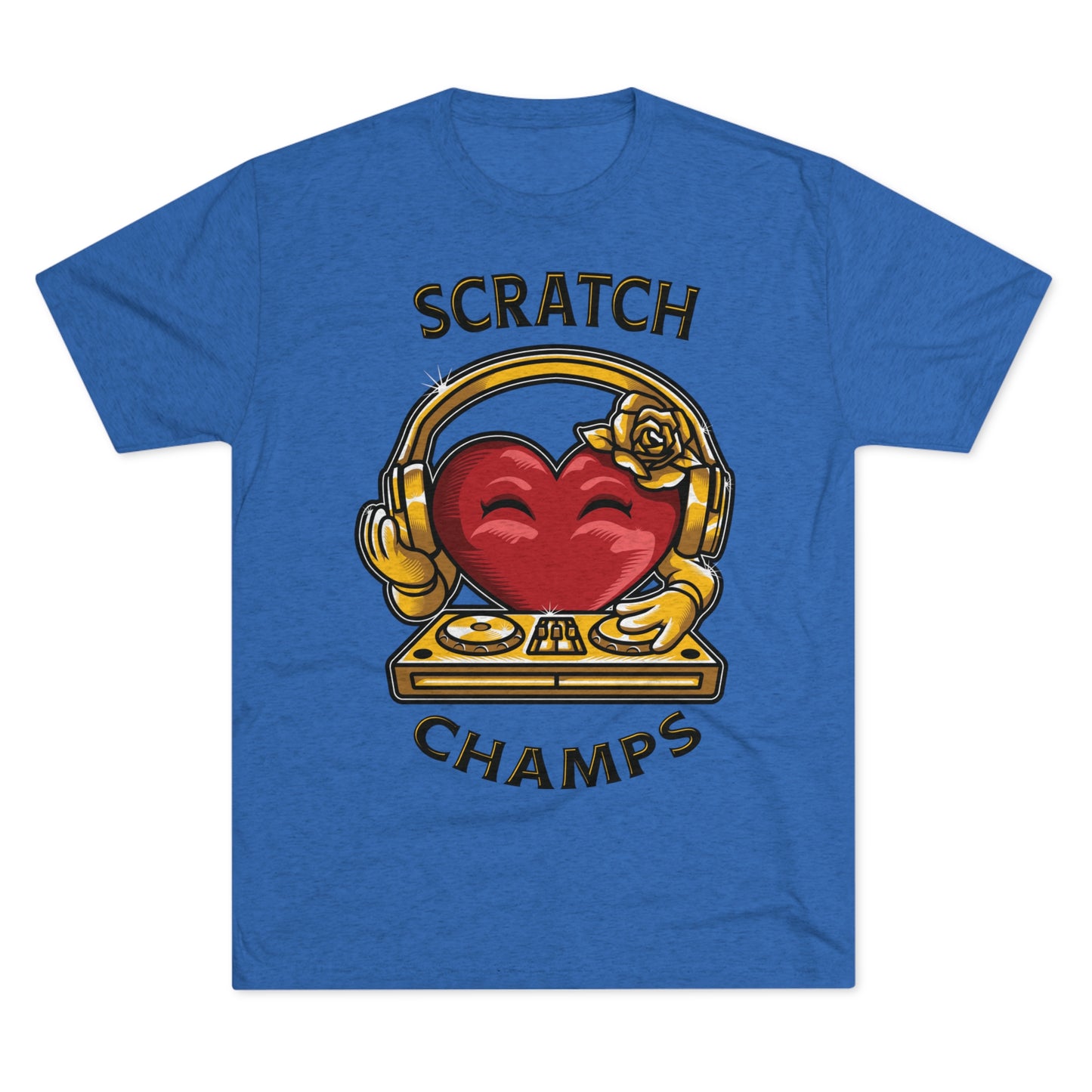 SCRATCH CHAMPS - PREMIUM SOFT - Unisex Tri-Blend Crew Tee (Next Level 6010)