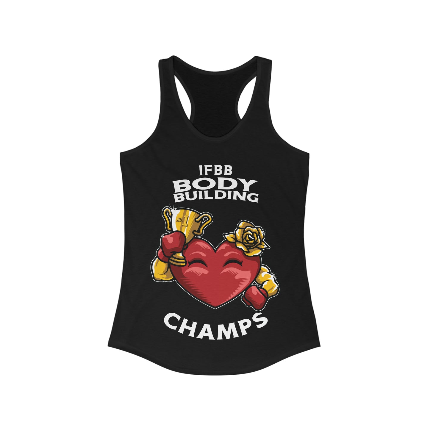 IFBB BODY BUILDING CHAMPS - Women's Ideal Racerback Tank