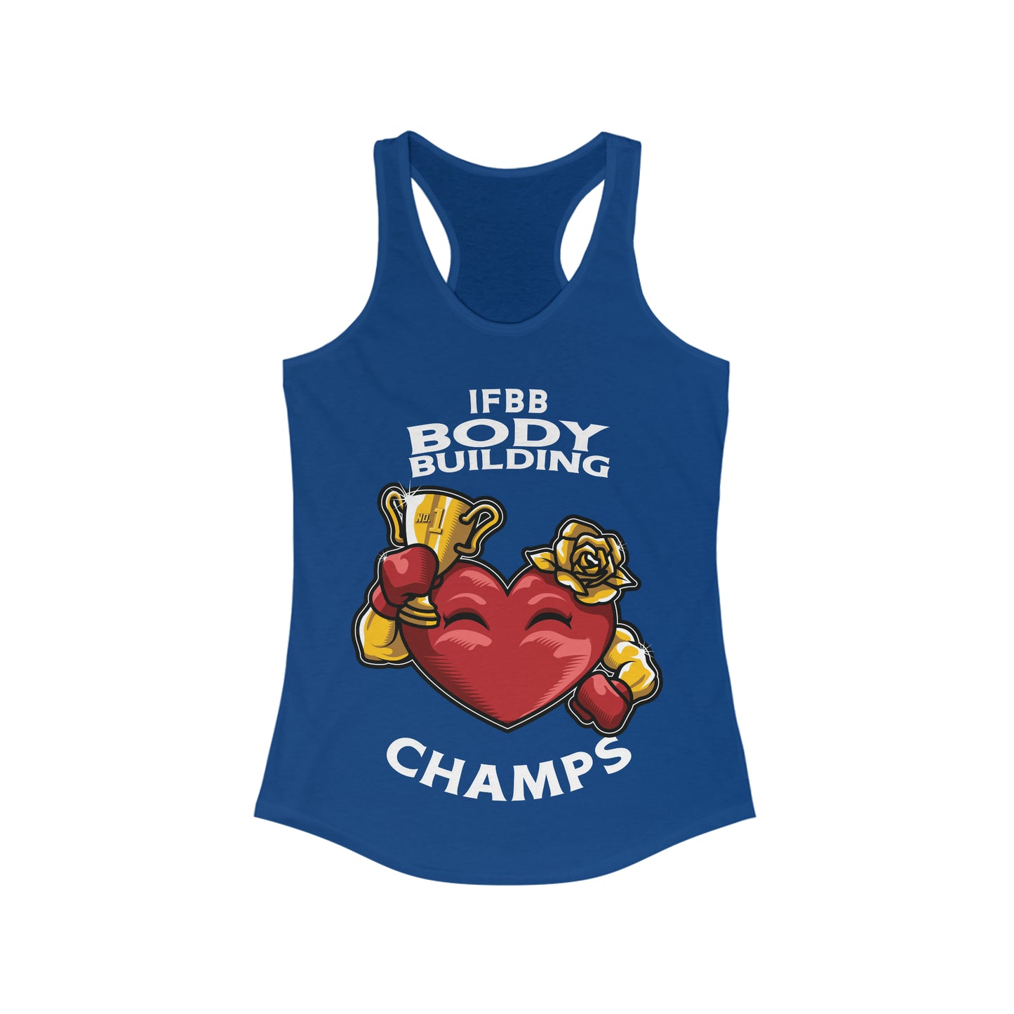 IFBB BODY BUILDING CHAMPS - Women's Ideal Racerback Tank