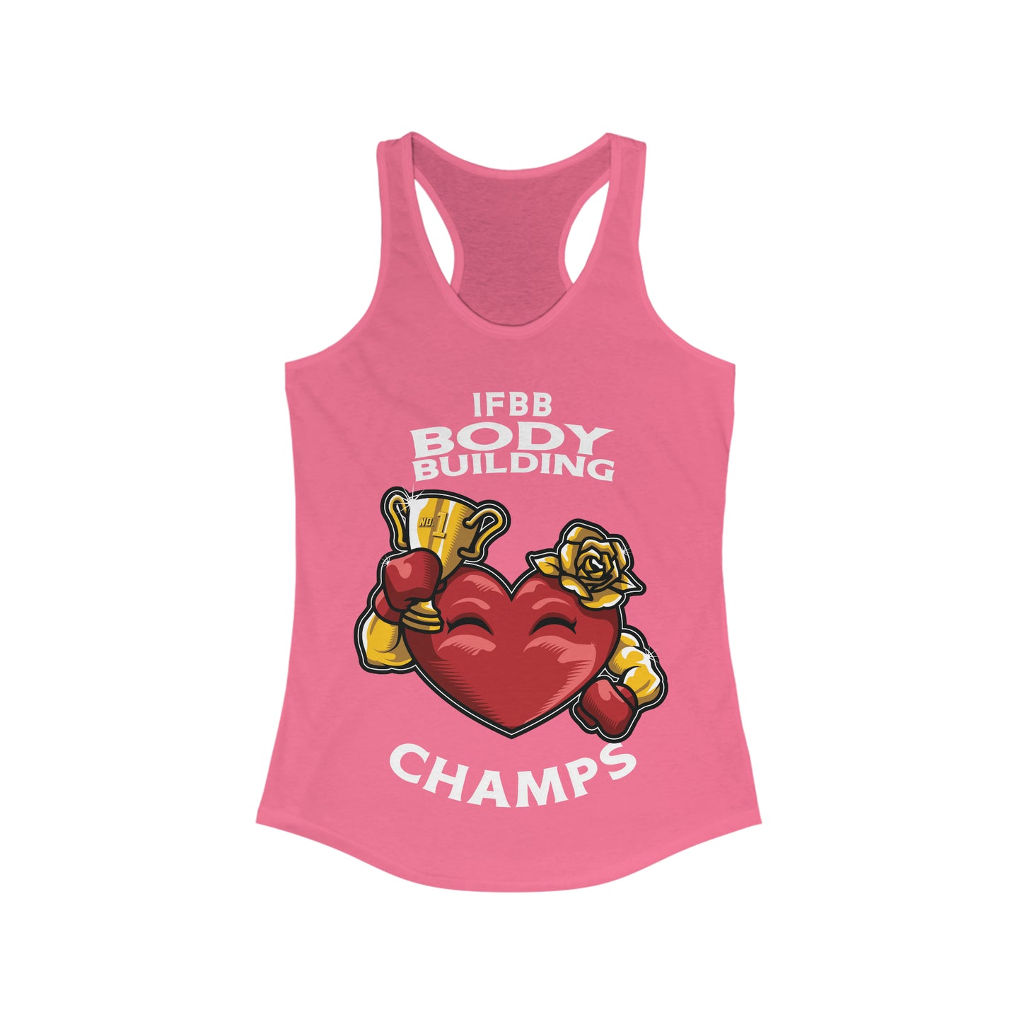 IFBB BODY BUILDING CHAMPS - Women's Ideal Racerback Tank