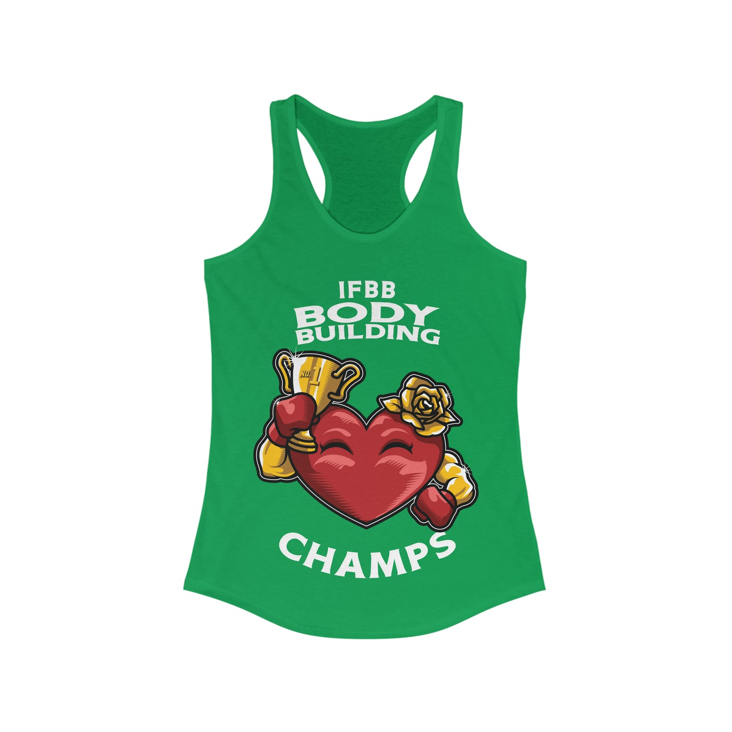 IFBB BODY BUILDING CHAMPS - Women's Ideal Racerback Tank