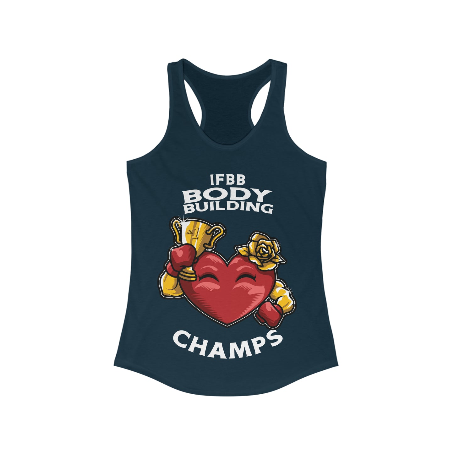 IFBB BODY BUILDING CHAMPS - Women's Ideal Racerback Tank