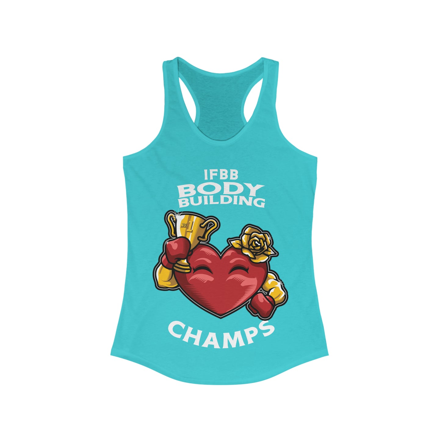 IFBB BODY BUILDING CHAMPS - Women's Ideal Racerback Tank