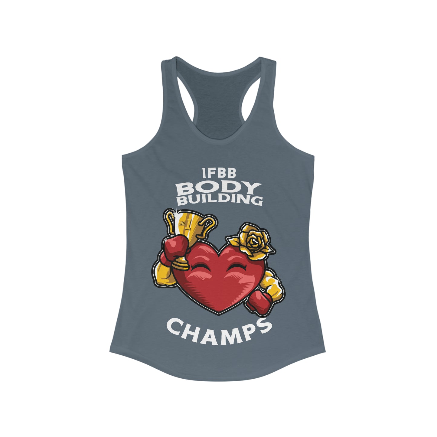 IFBB BODY BUILDING CHAMPS - Women's Ideal Racerback Tank