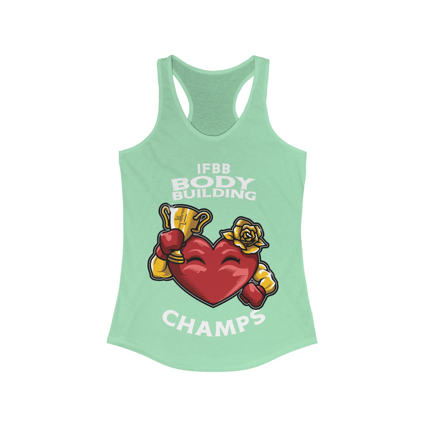 IFBB BODY BUILDING CHAMPS - Women's Ideal Racerback Tank