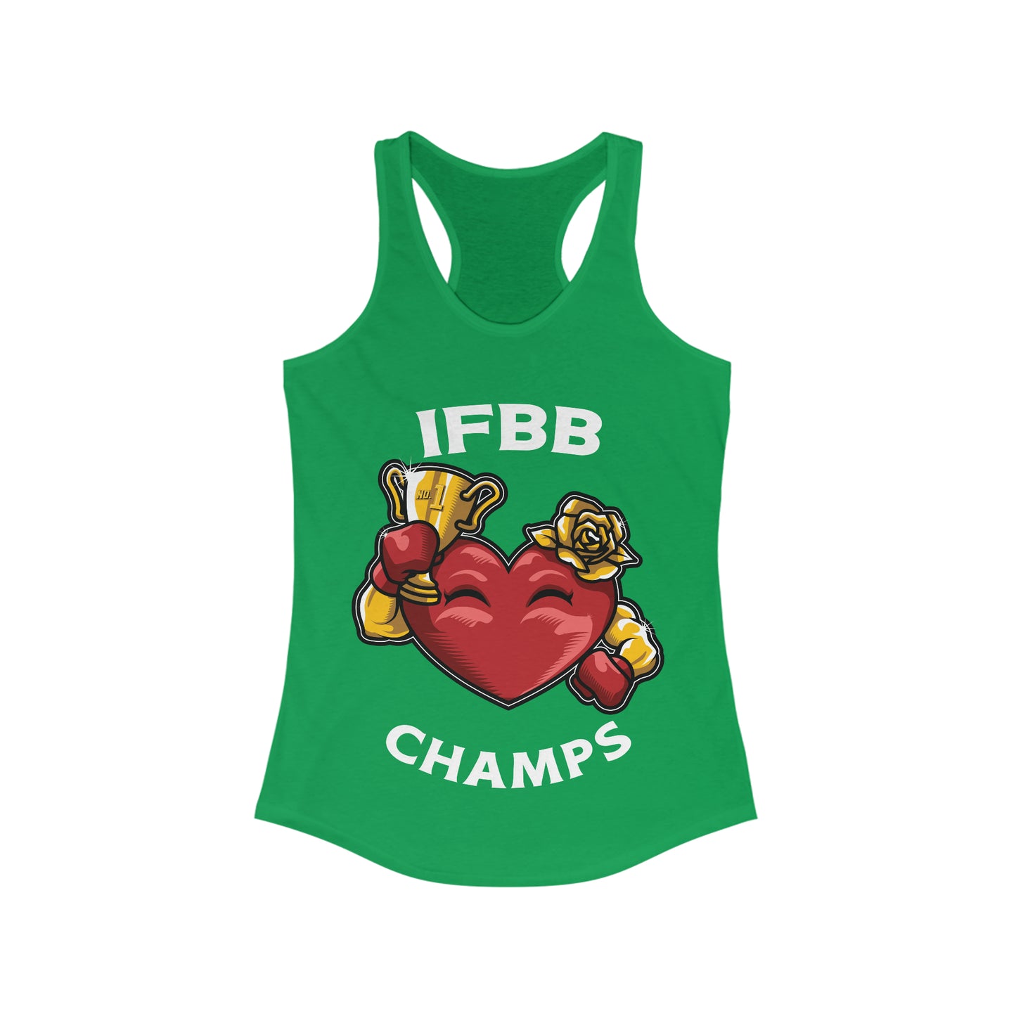 IFBB BODY BUILDING CHAMPS - Women's Ideal Racerback Tank