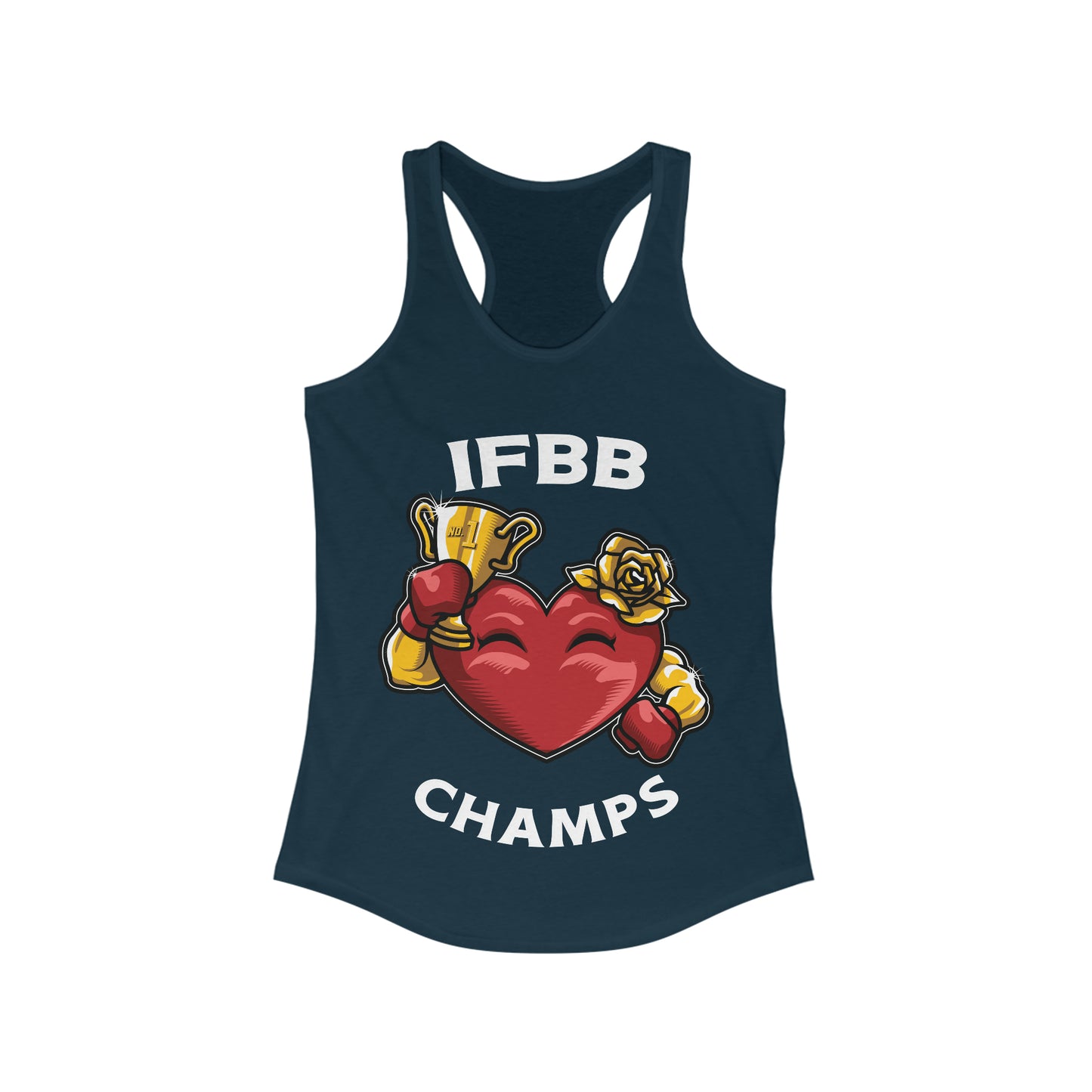 IFBB BODY BUILDING CHAMPS - Women's Ideal Racerback Tank