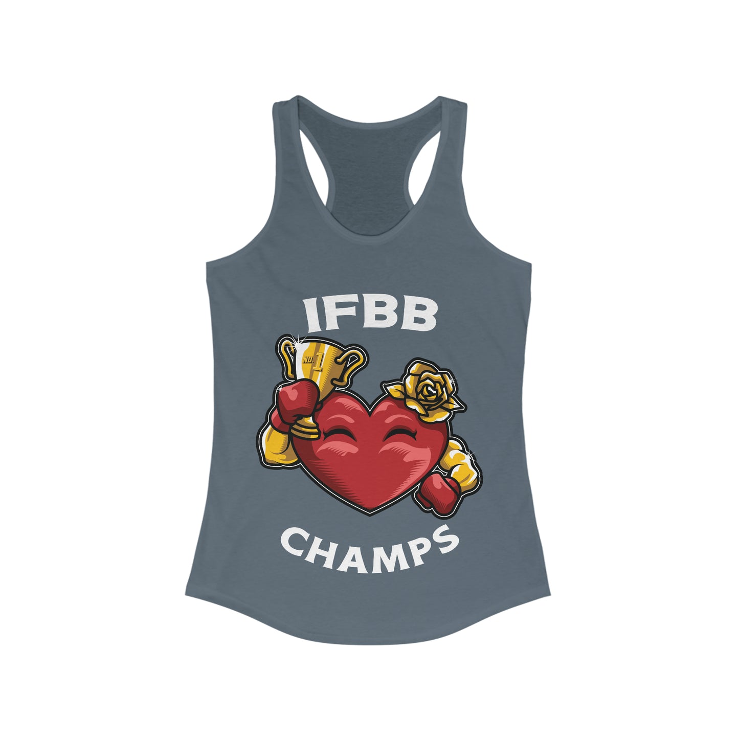 IFBB BODY BUILDING CHAMPS - Women's Ideal Racerback Tank
