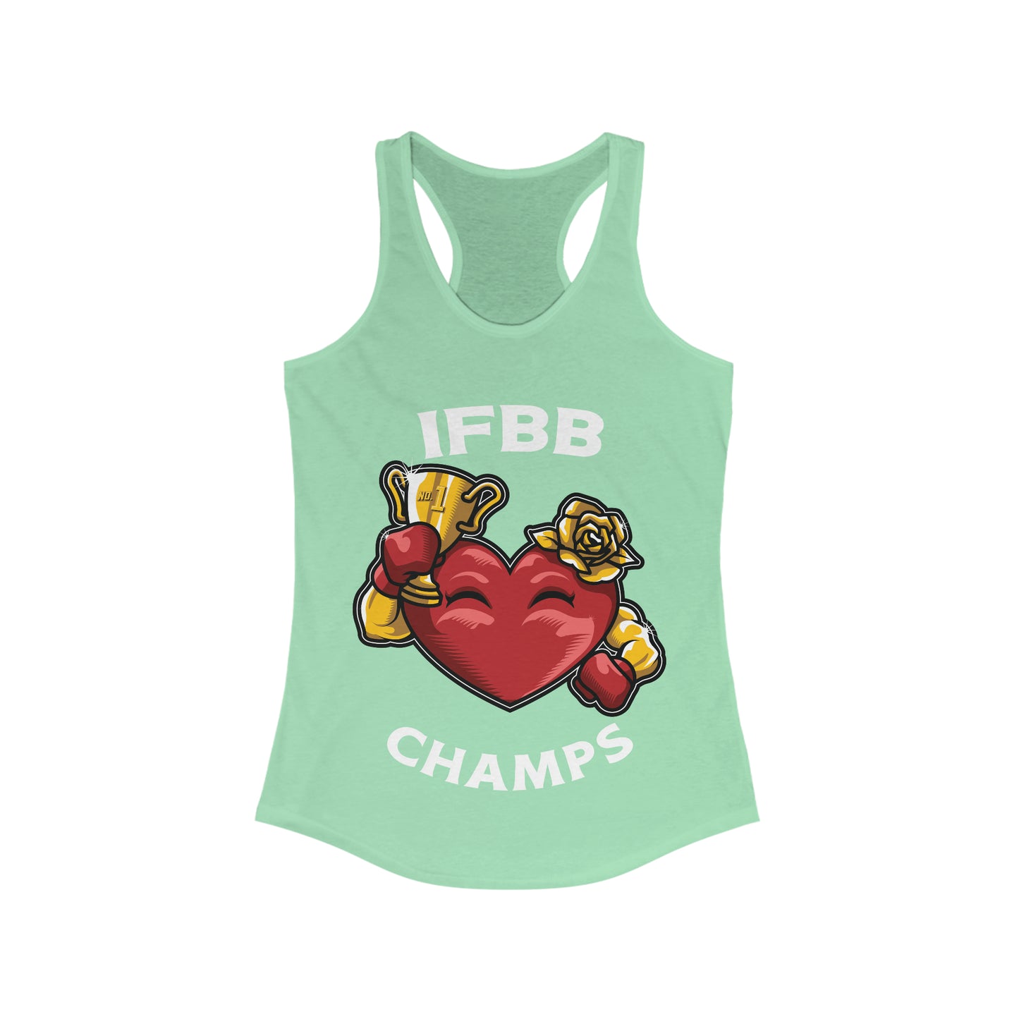 IFBB BODY BUILDING CHAMPS - Women's Ideal Racerback Tank