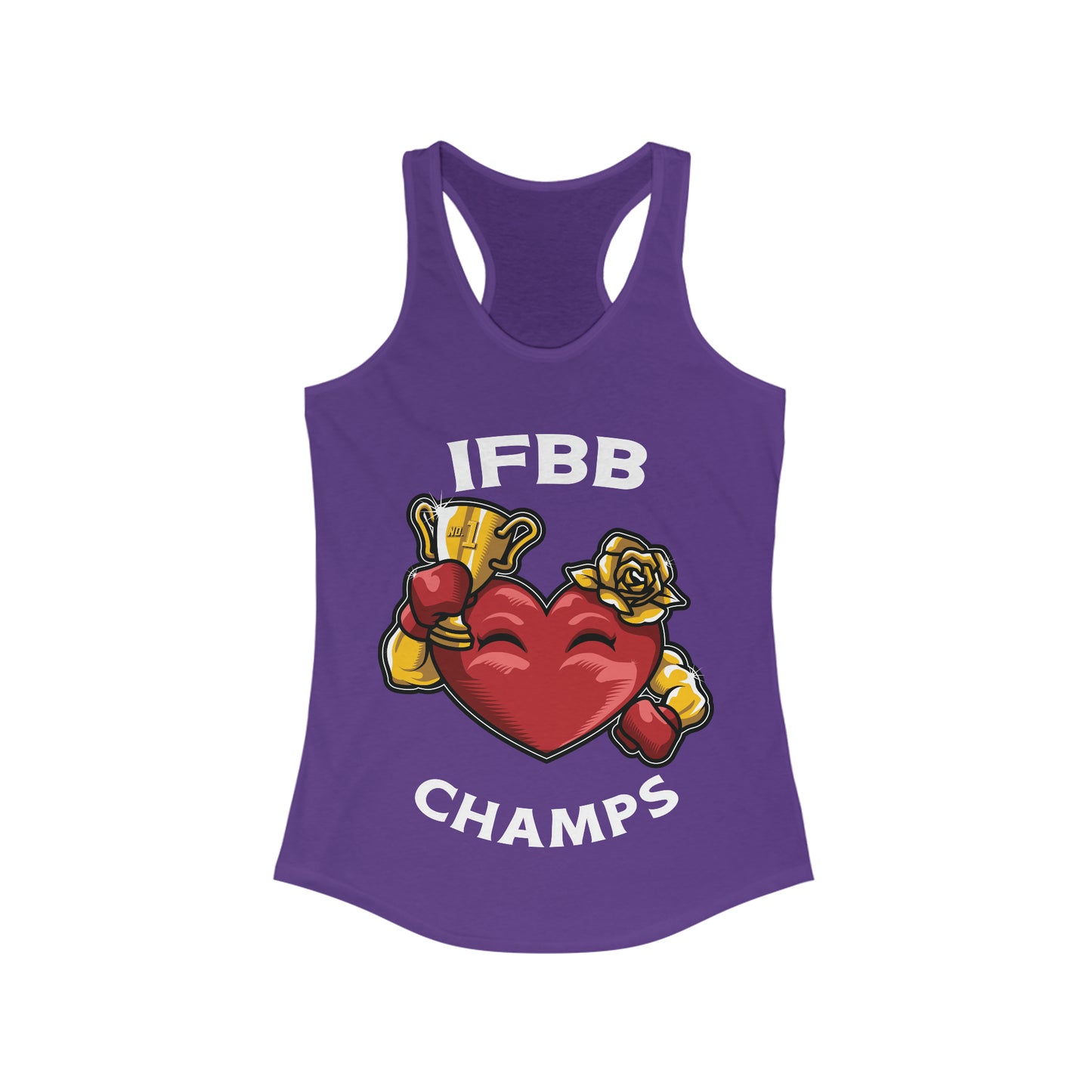 IFBB BODY BUILDING CHAMPS - Women's Ideal Racerback Tank