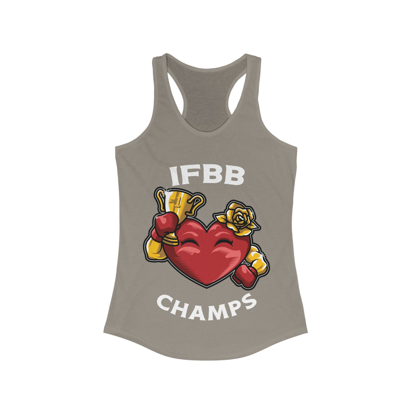 IFBB BODY BUILDING CHAMPS - Women's Ideal Racerback Tank