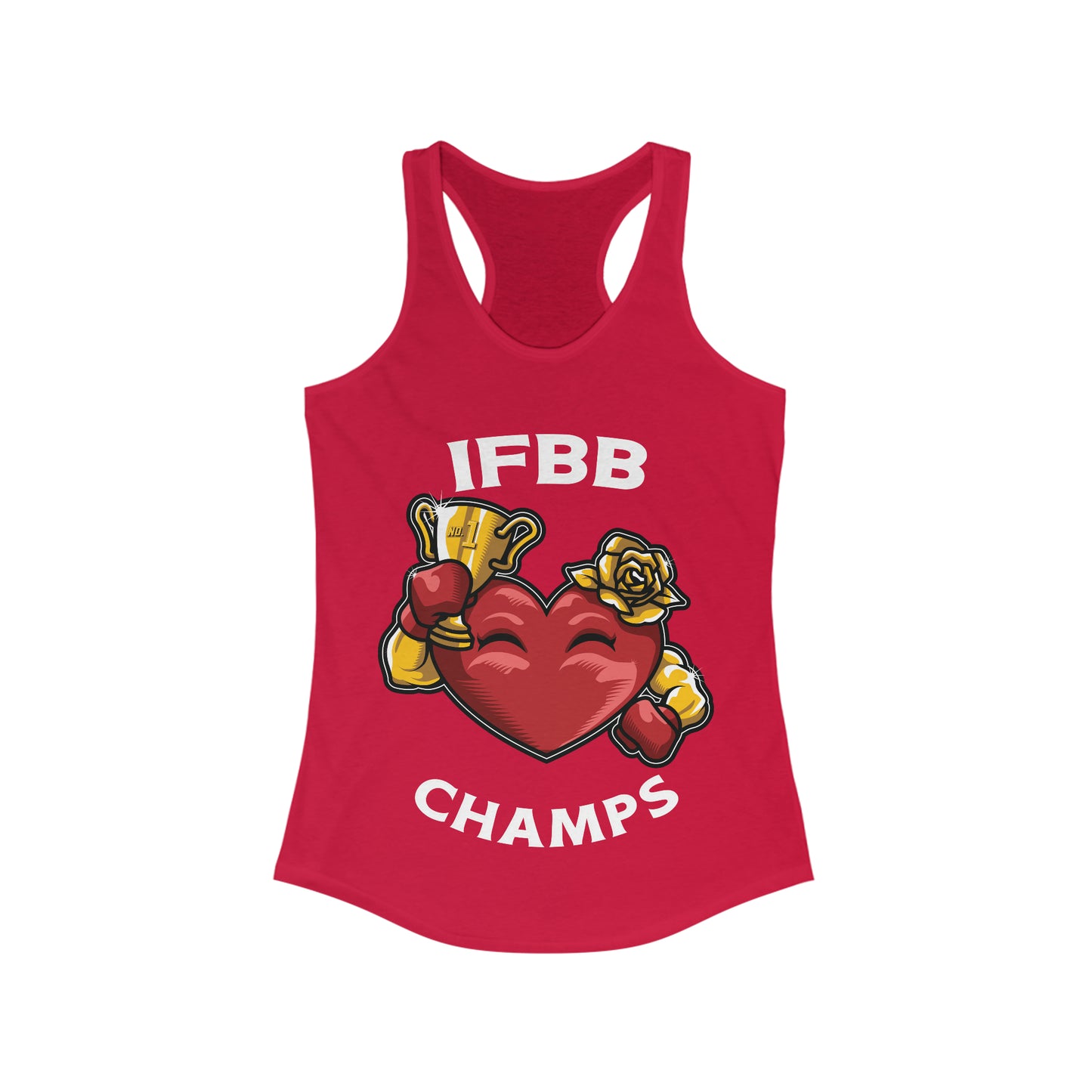 IFBB BODY BUILDING CHAMPS - Women's Ideal Racerback Tank