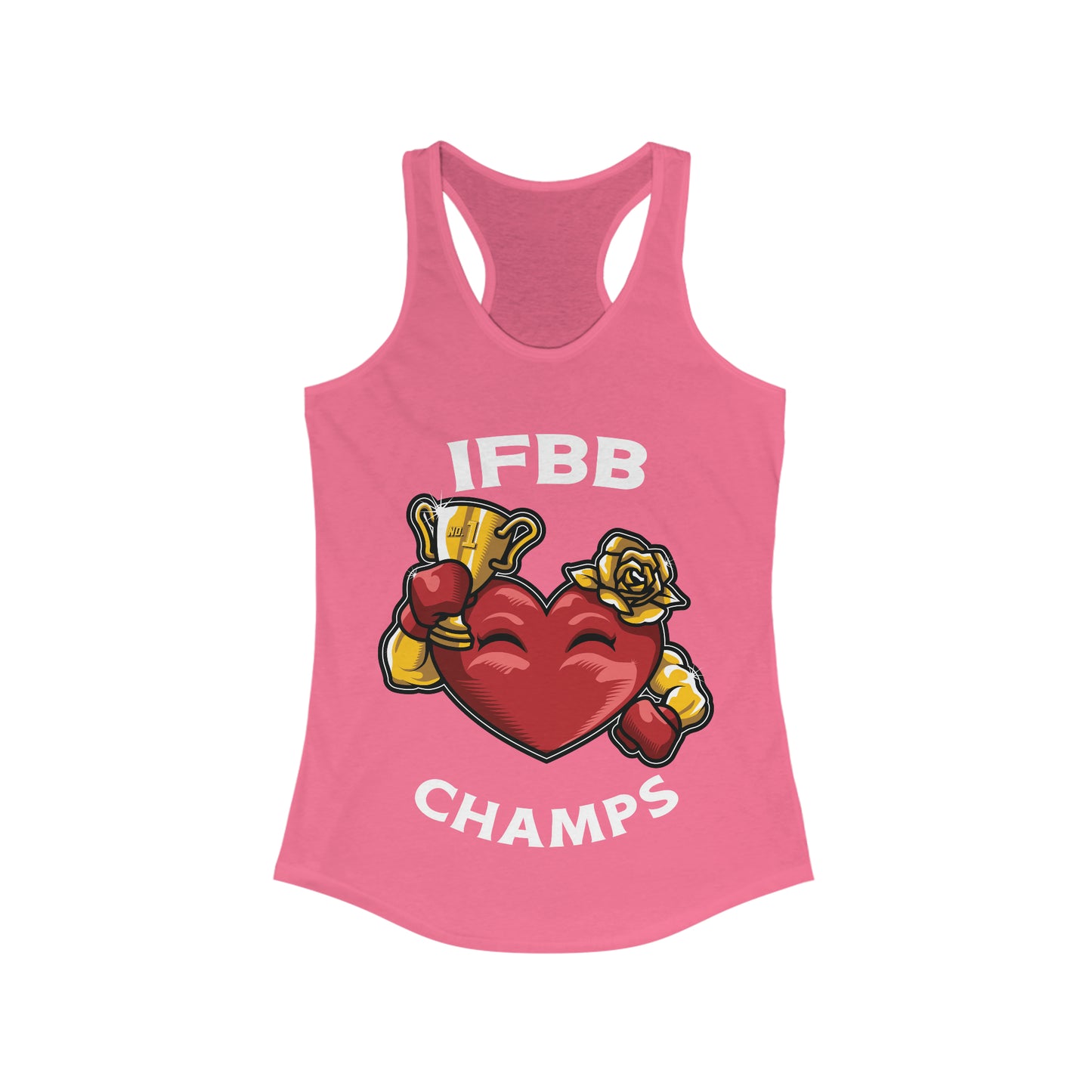 IFBB BODY BUILDING CHAMPS - Women's Ideal Racerback Tank