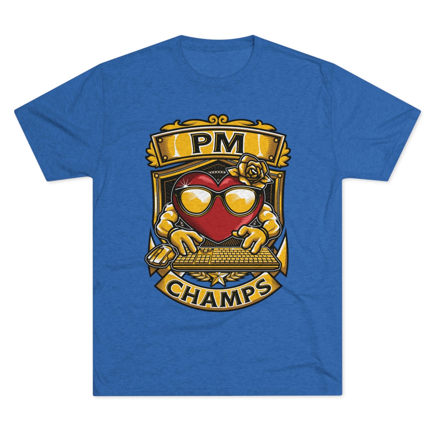 PM CHAMPS - PREMIUM SOFT - Unisex Tri-Blend Crew Tee (Next Level 6010)