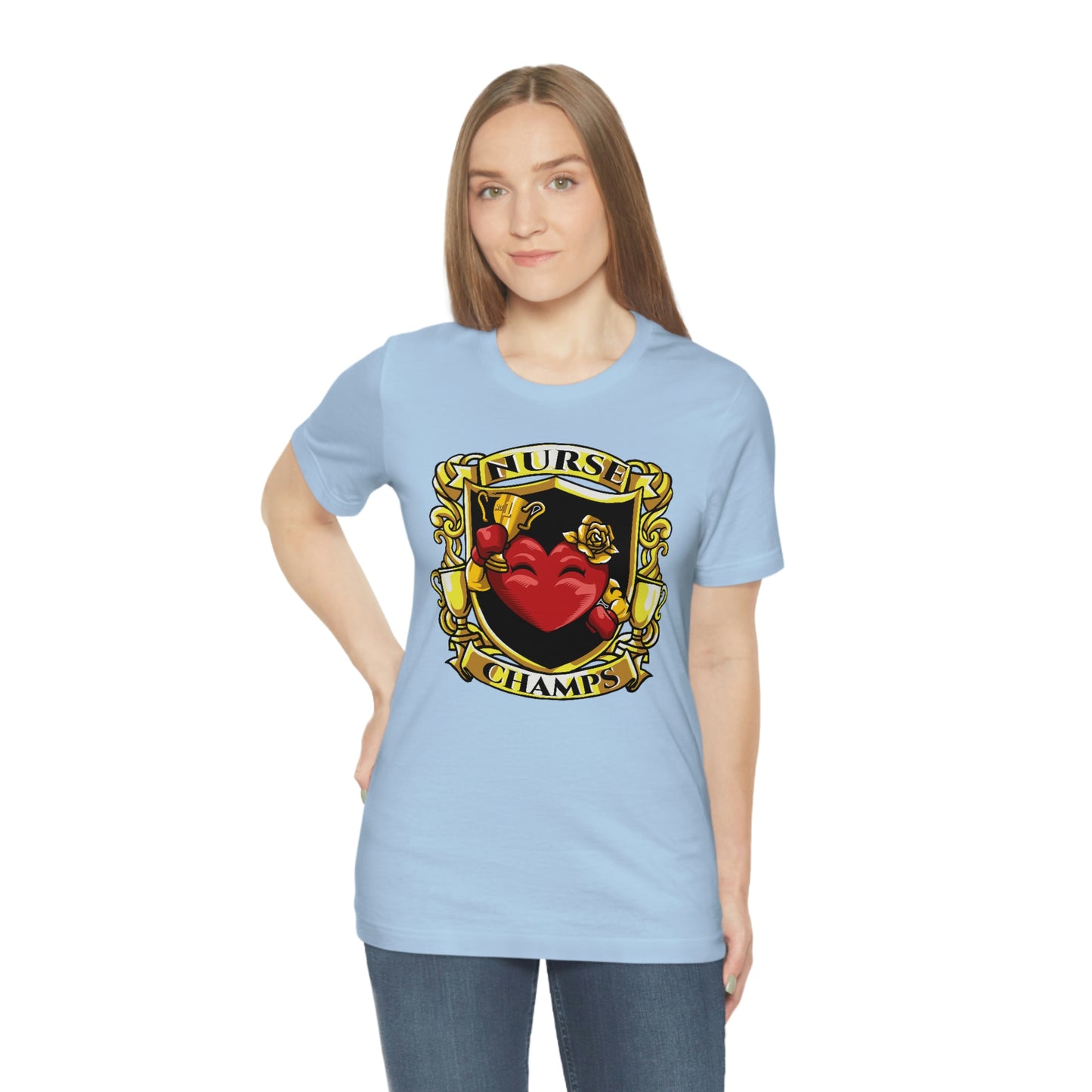 Nurse Champs! - Unisex Jersey Short Sleeve Tee (Bella+Canvas)