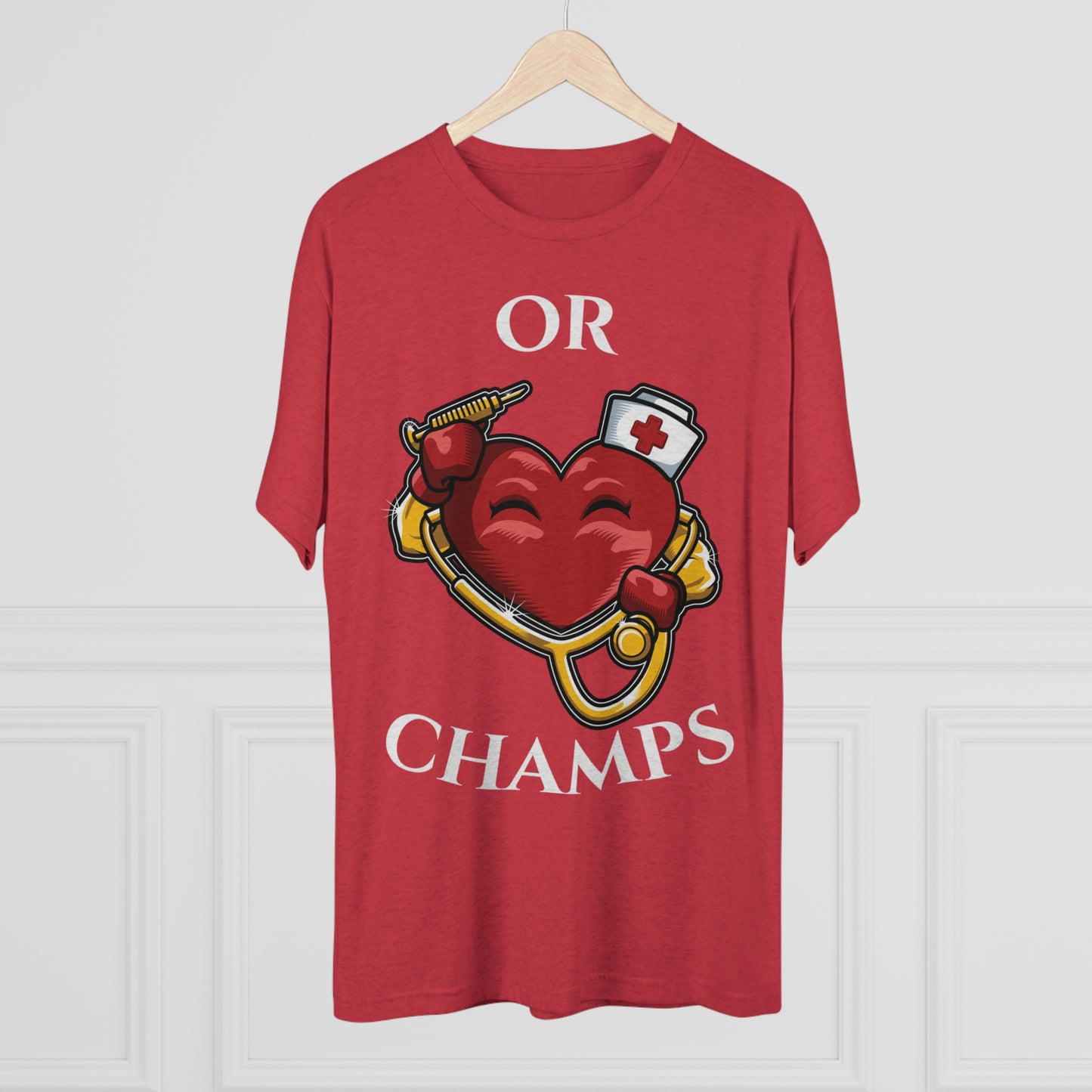 OR CHAMPS - PREMIUM SOFT - Unisex Tri-Blend Crew Tee (Next Level 6010)